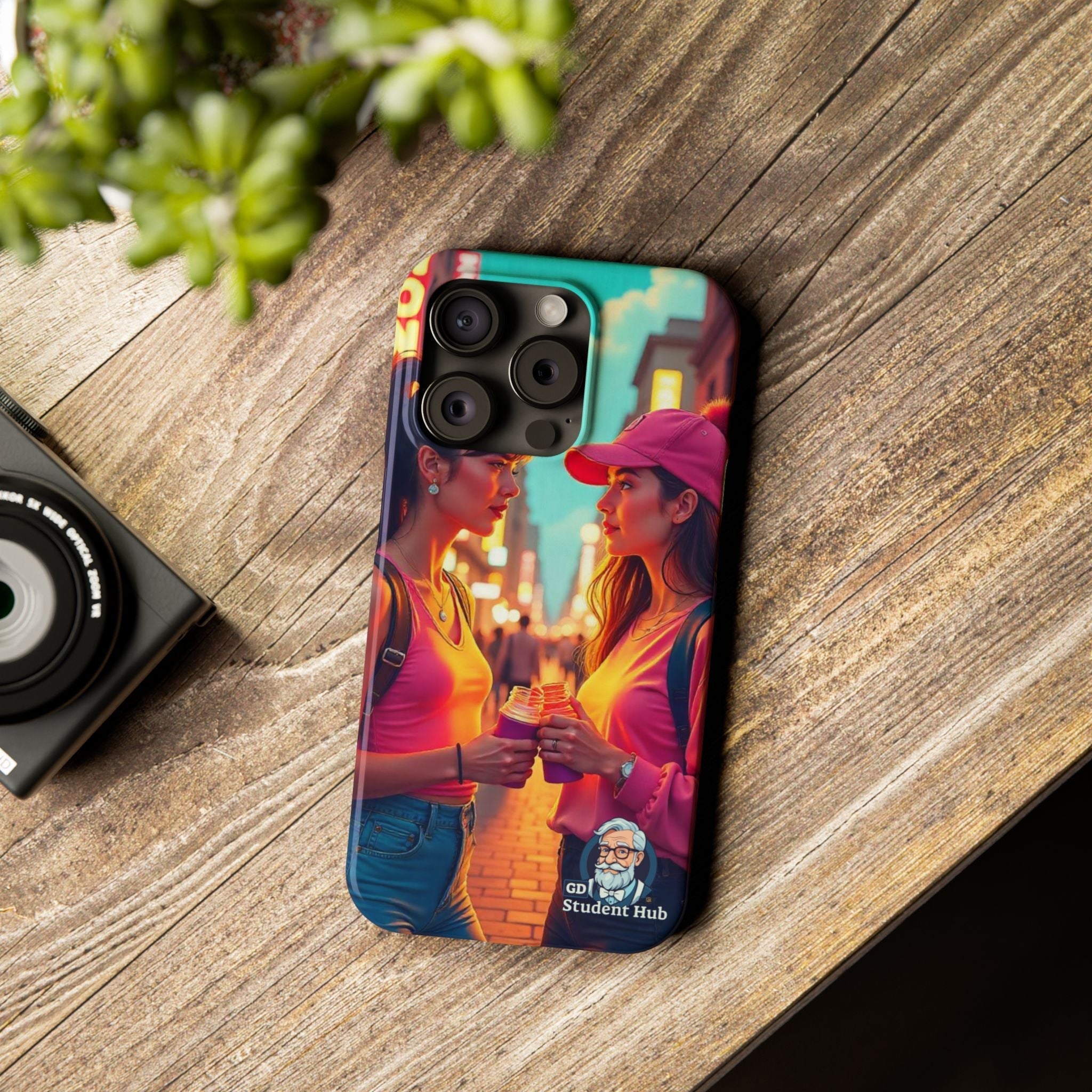 Minimal Vibes Slim & Stylish Phone Case: Sleek Protection for Students on the Go