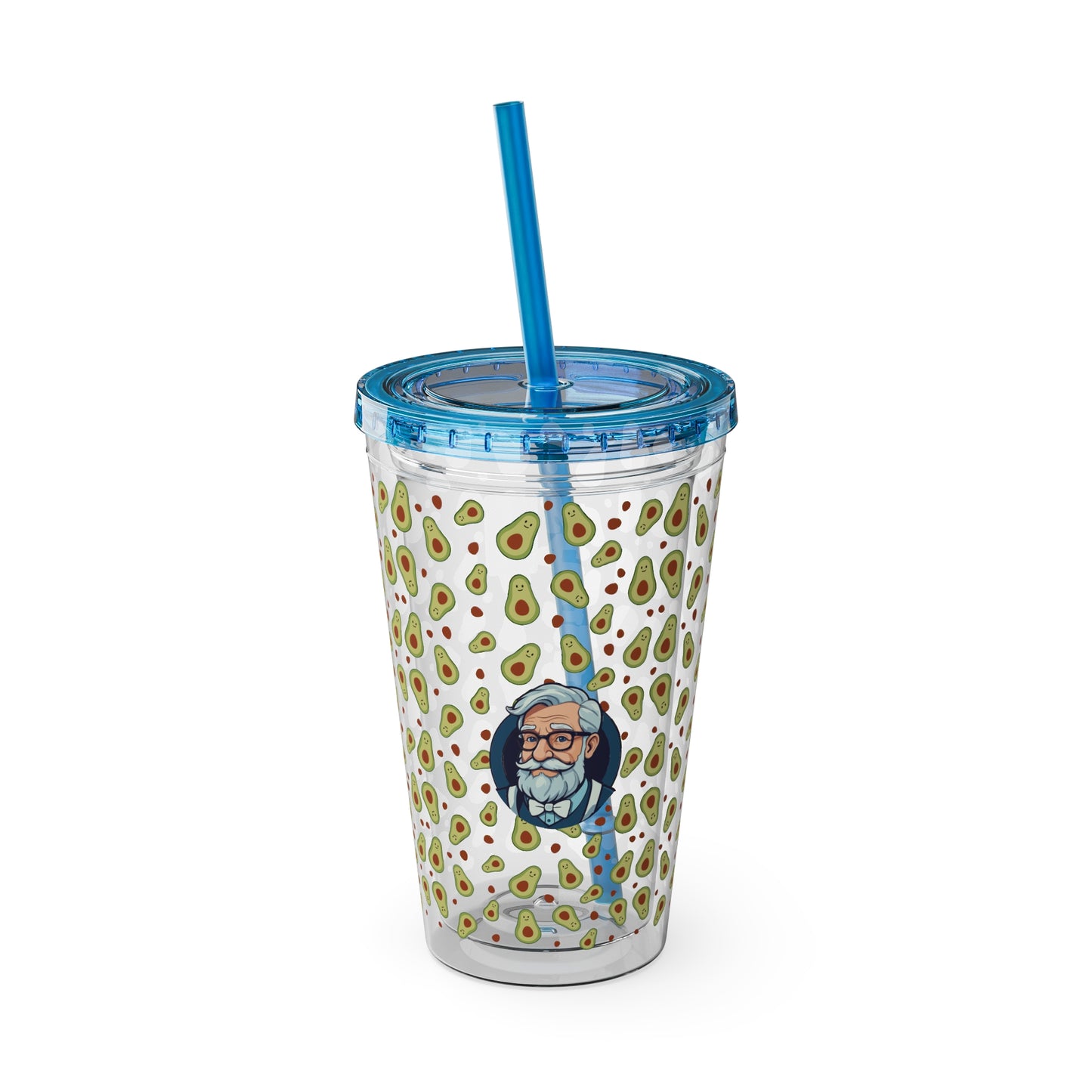 Aesthetic Insulated Tumbler with Straw – 16oz Travel Cup for Trendy Sipping