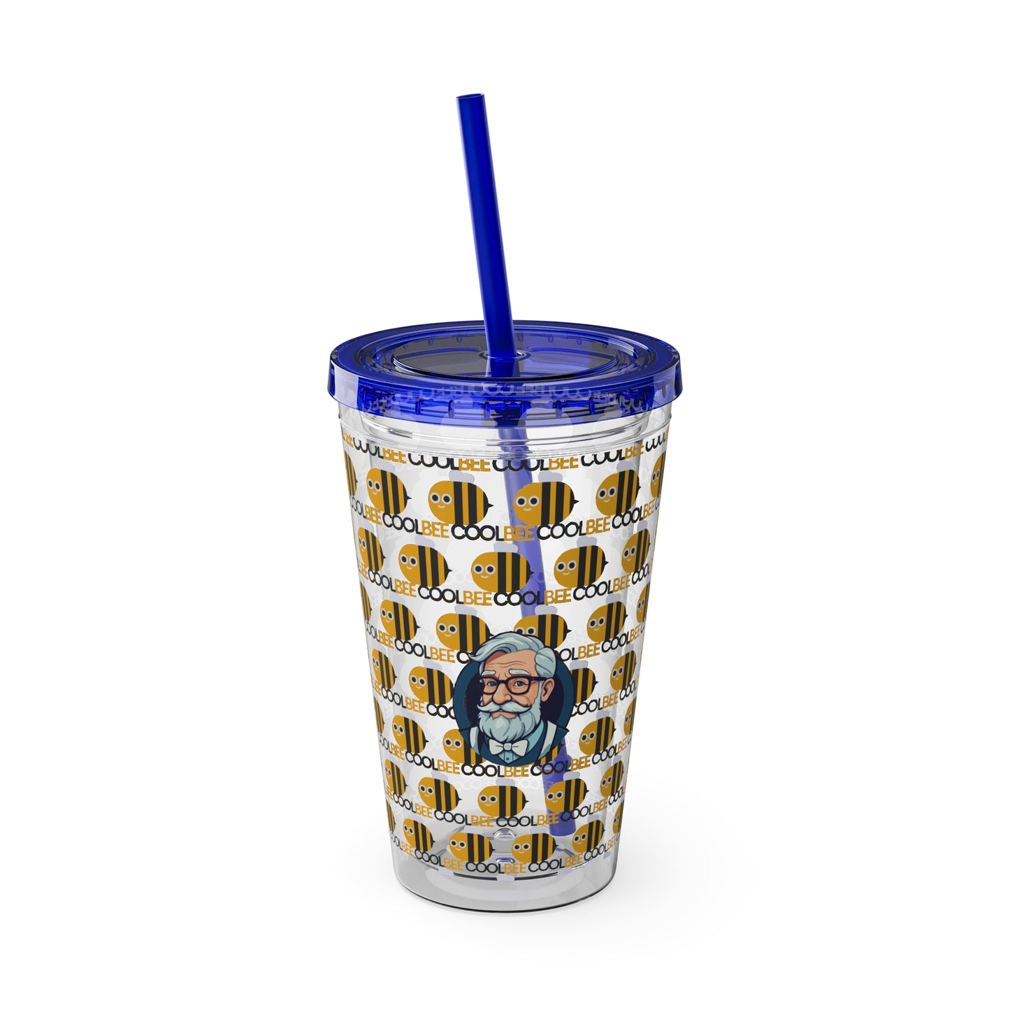 Aesthetic Insulated Tumbler with Straw – 16oz Travel Cup for Trendy Sipping
