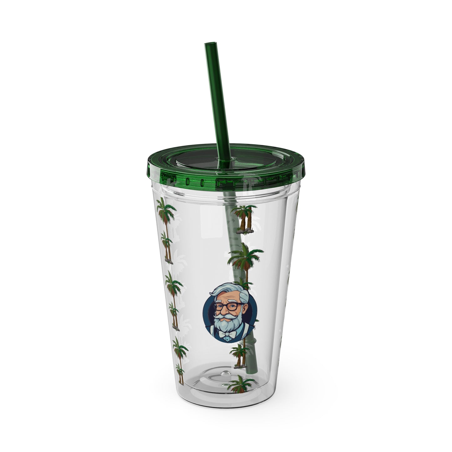 Aesthetic Insulated Tumbler with Straw – 16oz Travel Cup for Trendy Sipping