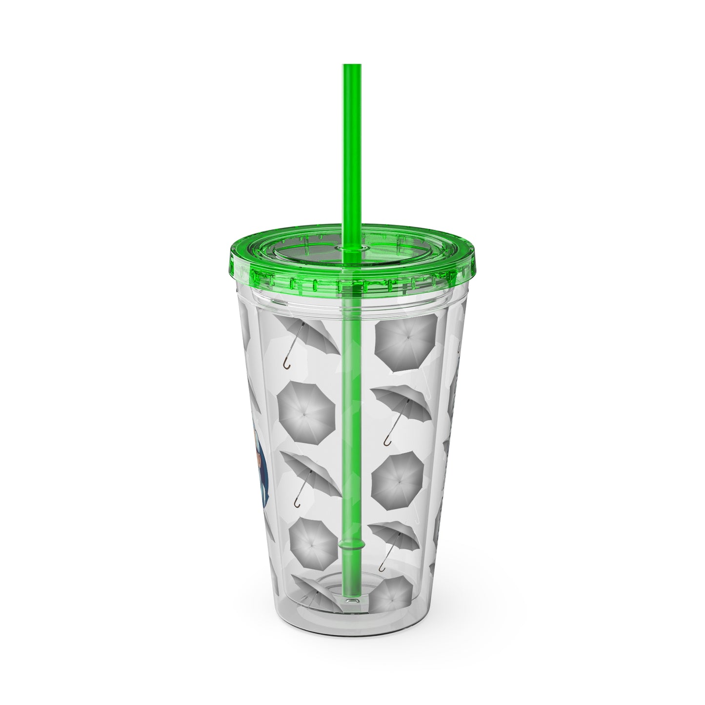 Aesthetic Insulated Tumbler with Straw – 16oz Travel Cup for Trendy Sipping
