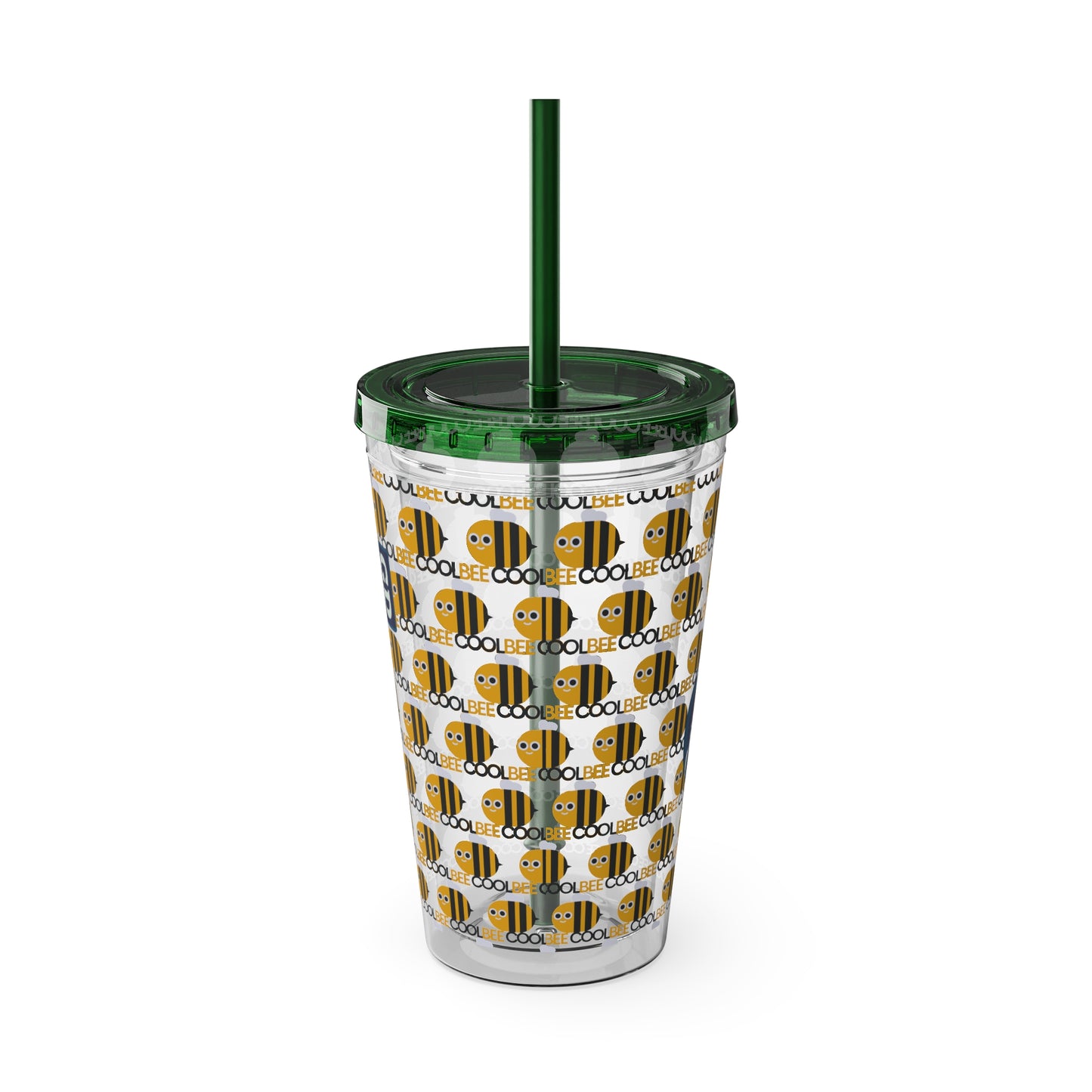 Aesthetic Insulated Tumbler with Straw – 16oz Travel Cup for Trendy Sipping