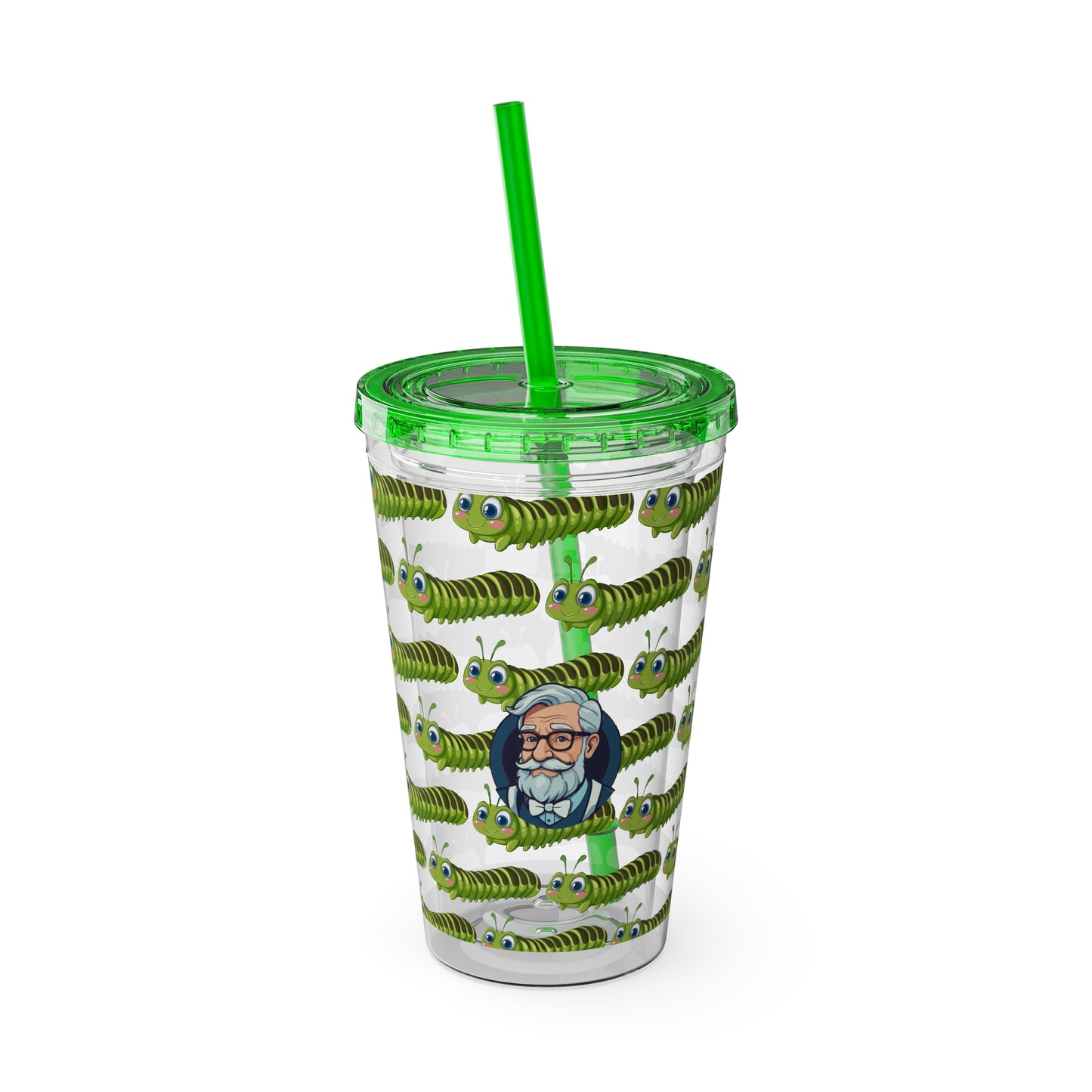 Aesthetic Insulated Tumbler with Straw – 16oz Travel Cup for Trendy Sipping