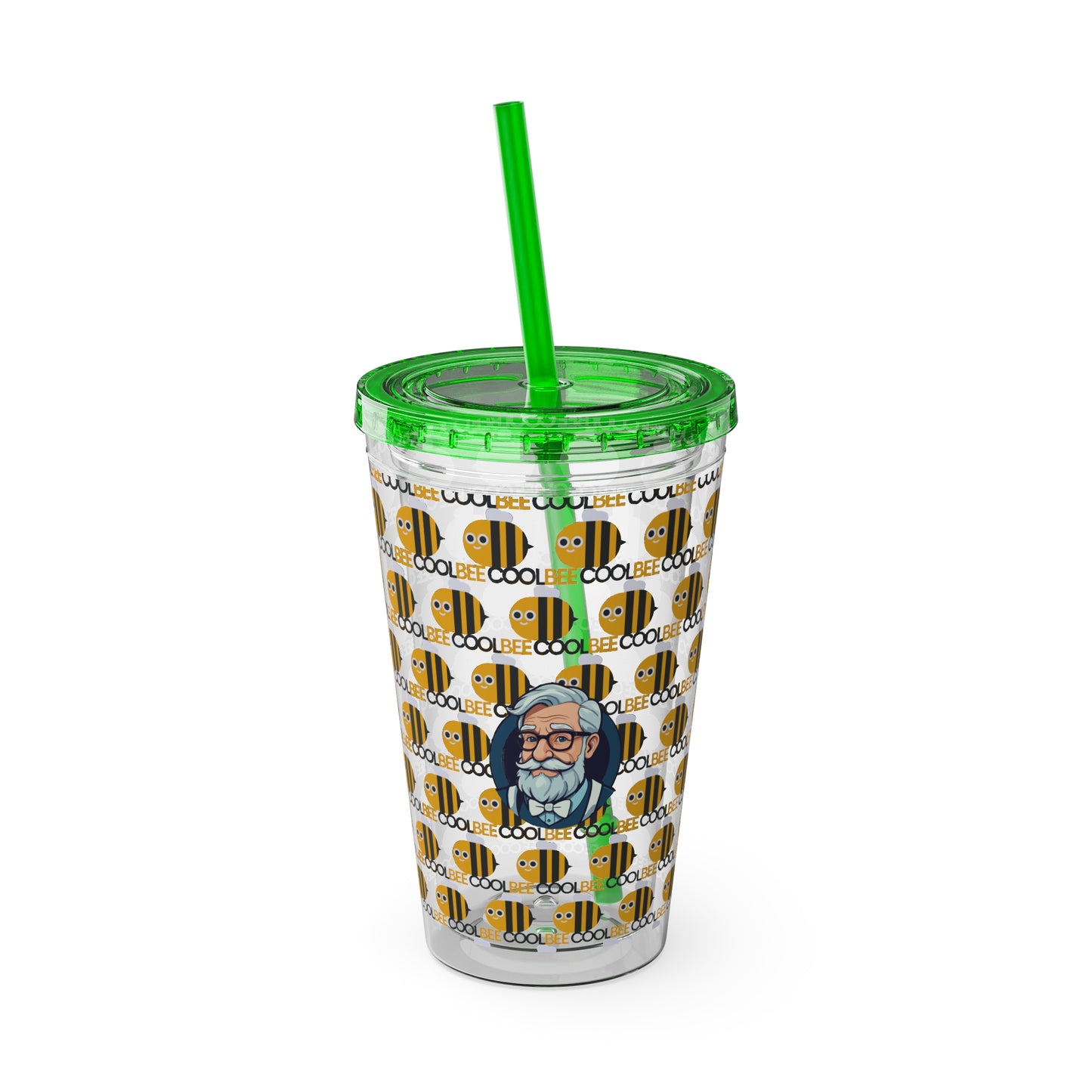 Aesthetic Insulated Tumbler with Straw – 16oz Travel Cup for Trendy Sipping