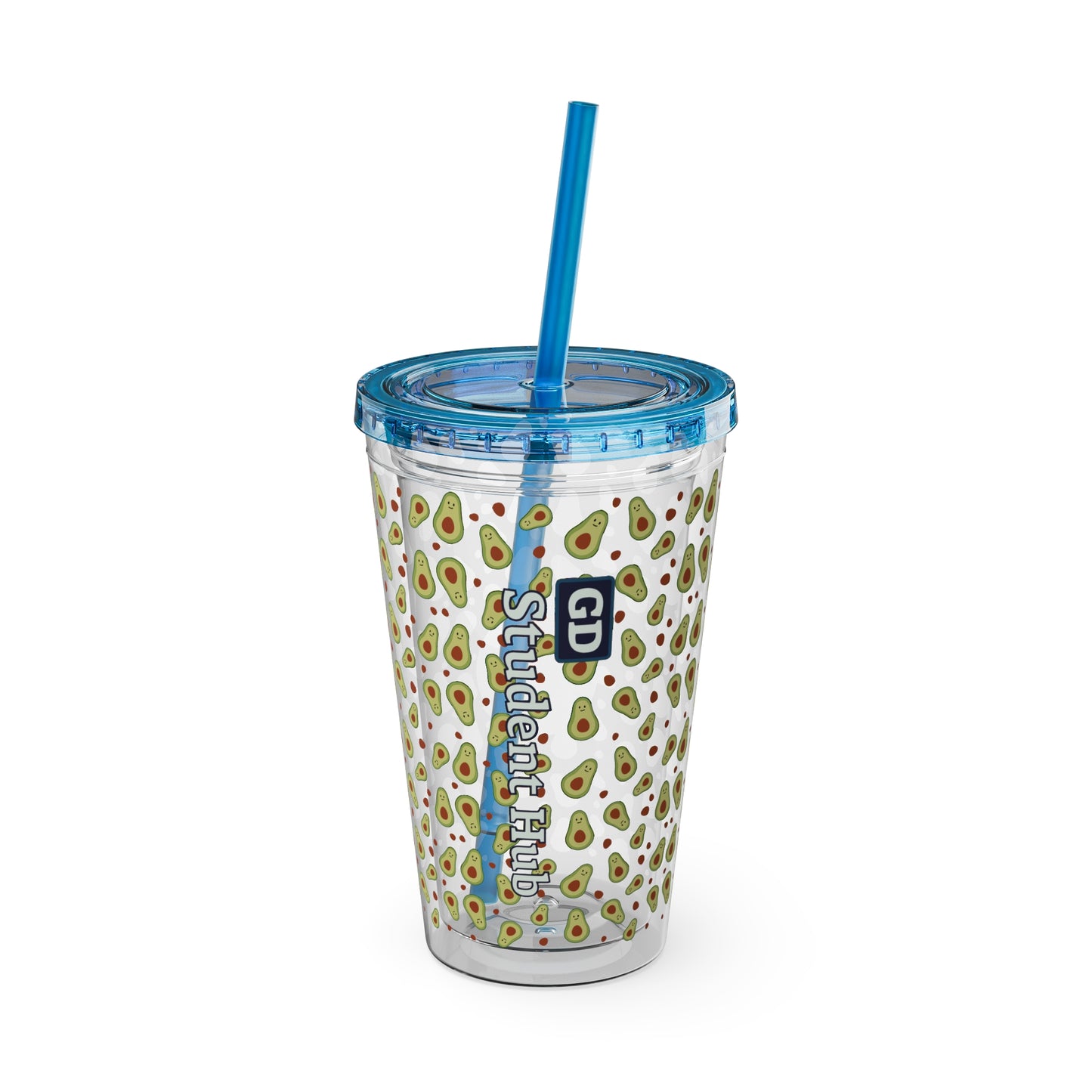 Aesthetic Insulated Tumbler with Straw – 16oz Travel Cup for Trendy Sipping