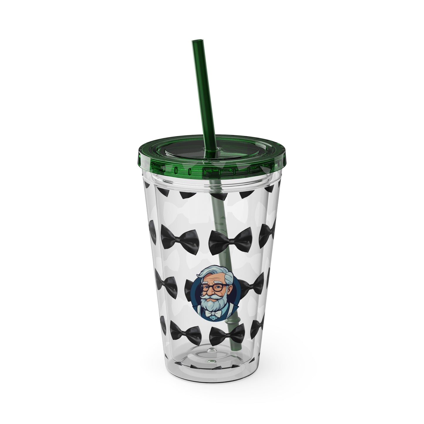Aesthetic Insulated Tumbler with Straw – 16oz Travel Cup for Trendy Sipping