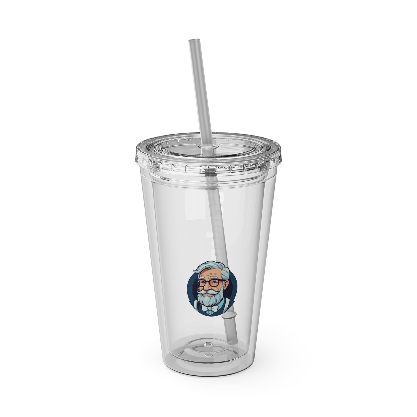 Aesthetic Insulated Tumbler with Straw – 16oz Travel Cup for Trendy Sipping