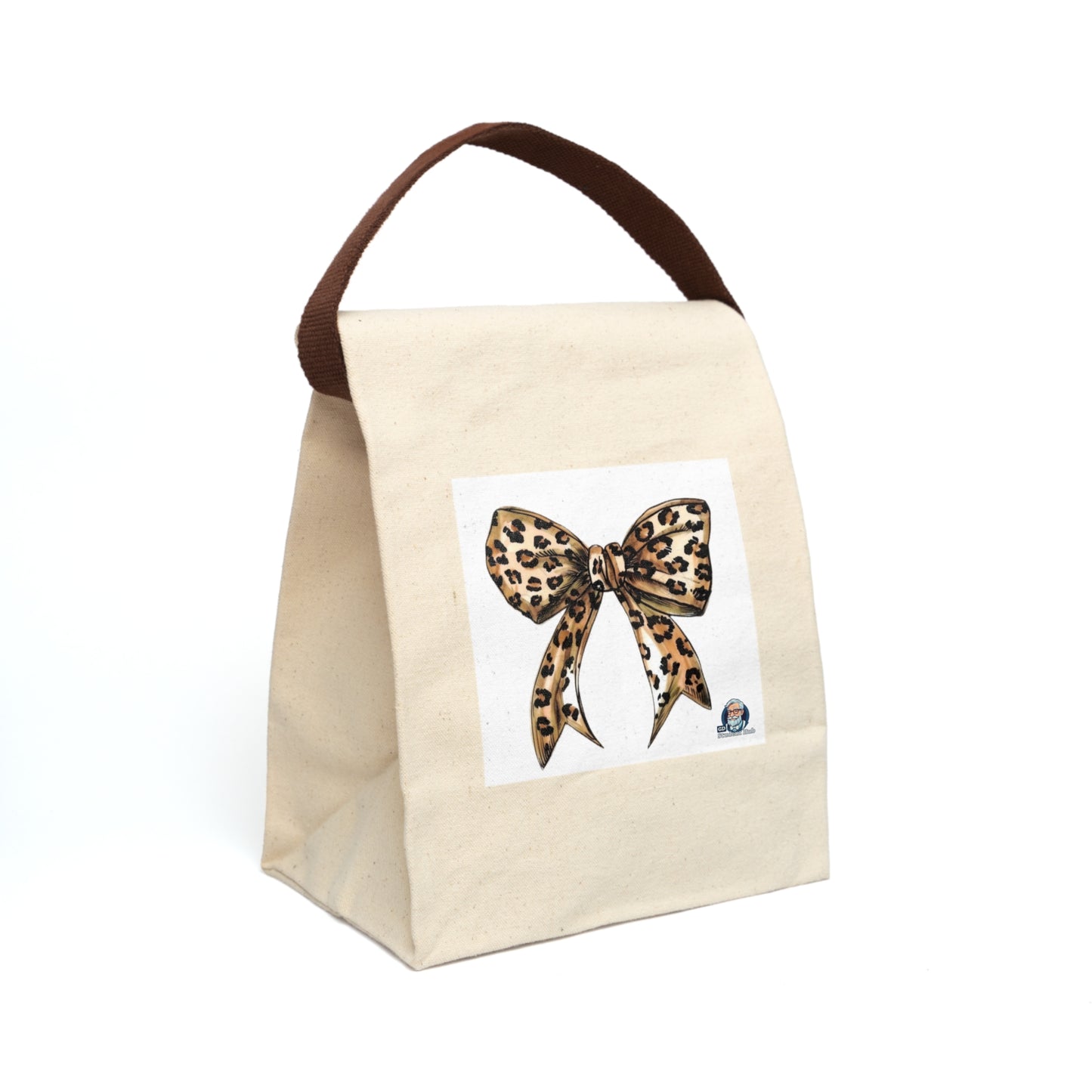 Retro Vibes: Canvas Lunch Bag with Strap