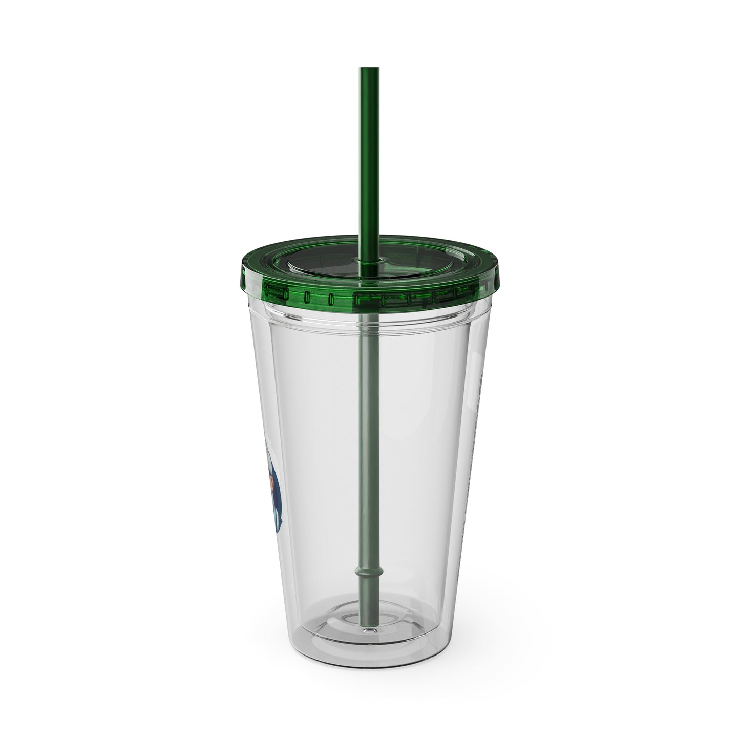 Aesthetic Insulated Tumbler with Straw – 16oz Travel Cup for Trendy Sipping