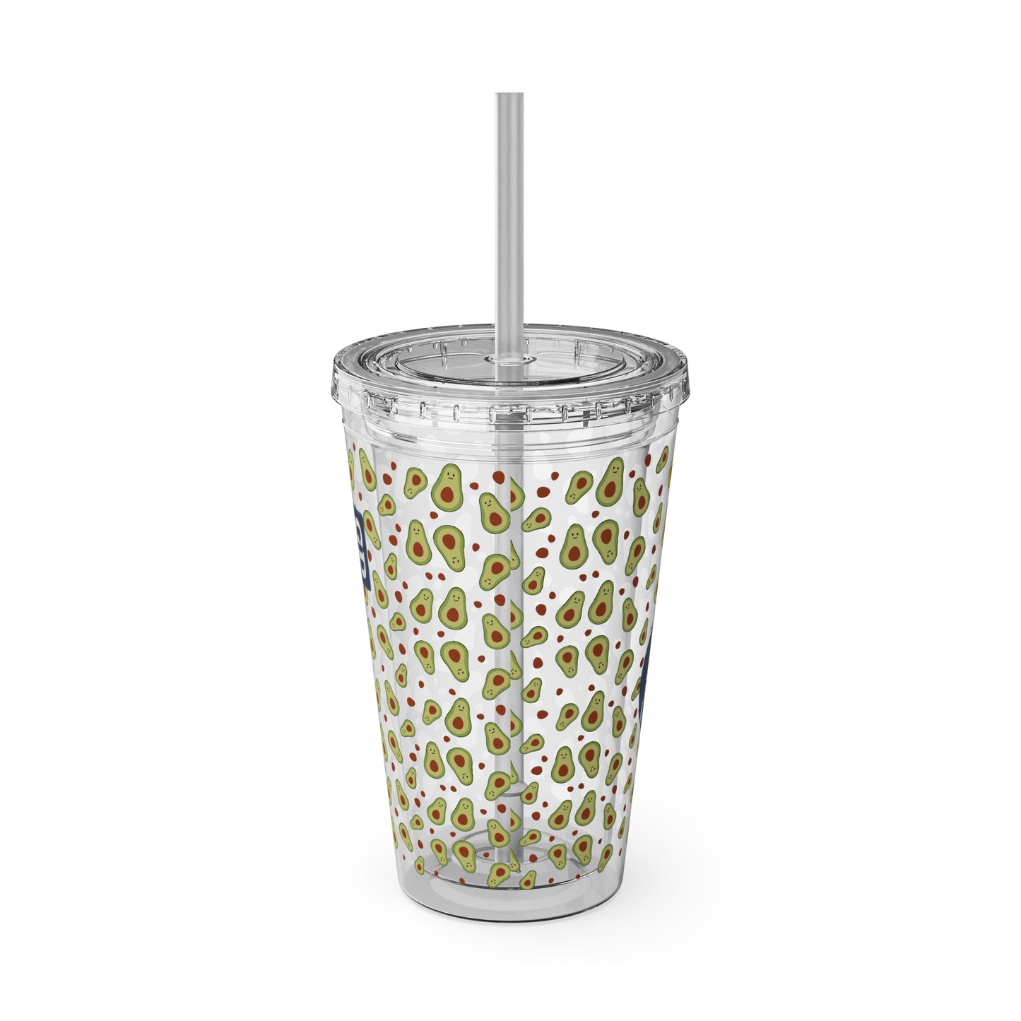 Aesthetic Insulated Tumbler with Straw – 16oz Travel Cup for Trendy Sipping
