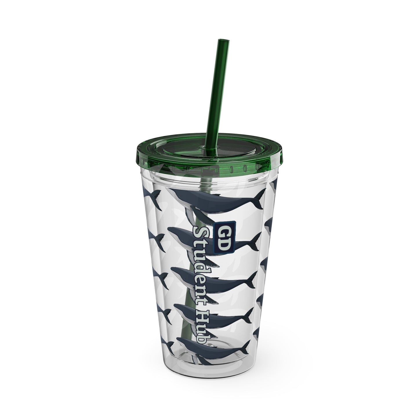 Aesthetic Insulated Tumbler with Straw – 16oz Travel Cup for Trendy Sipping