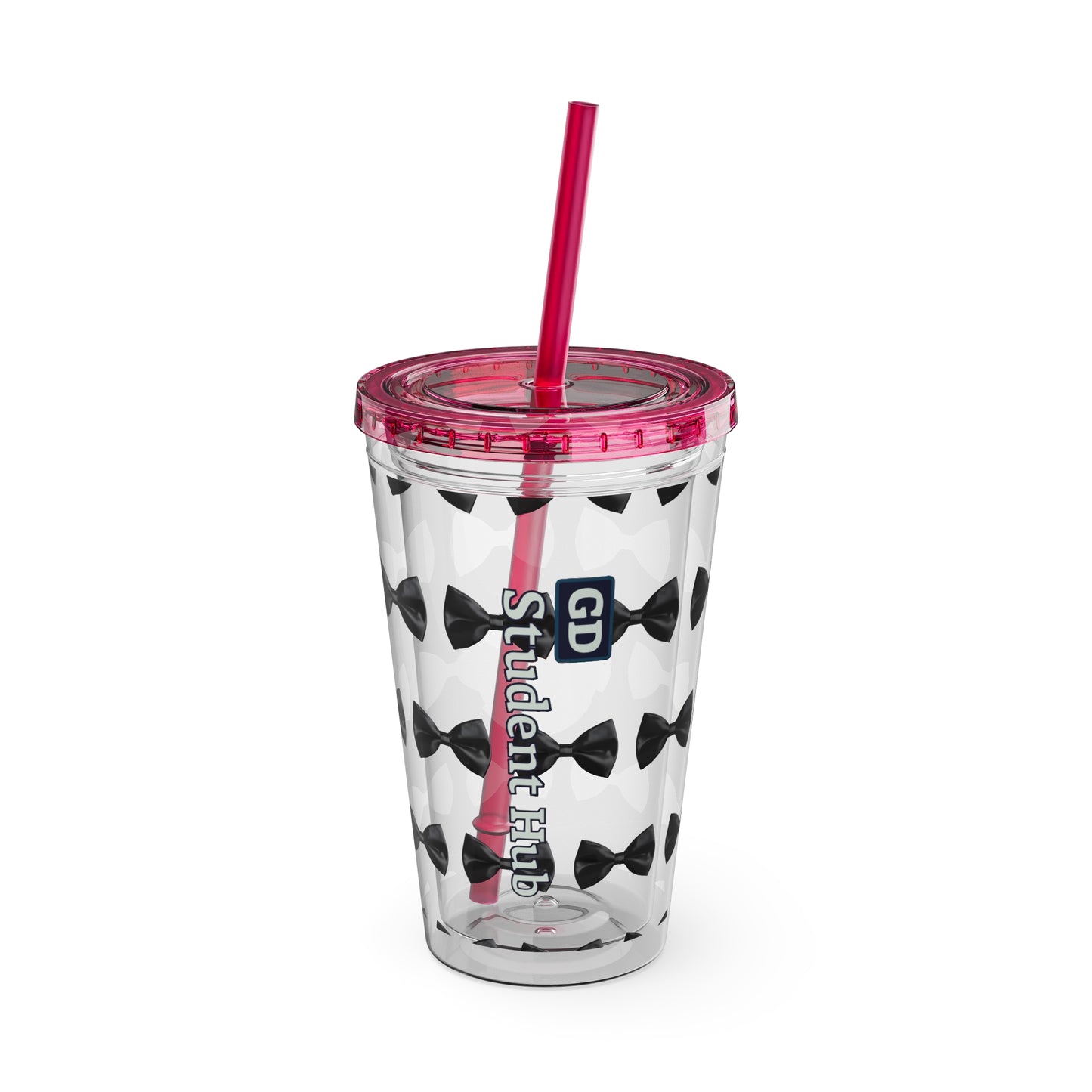 Aesthetic Insulated Tumbler with Straw – 16oz Travel Cup for Trendy Sipping
