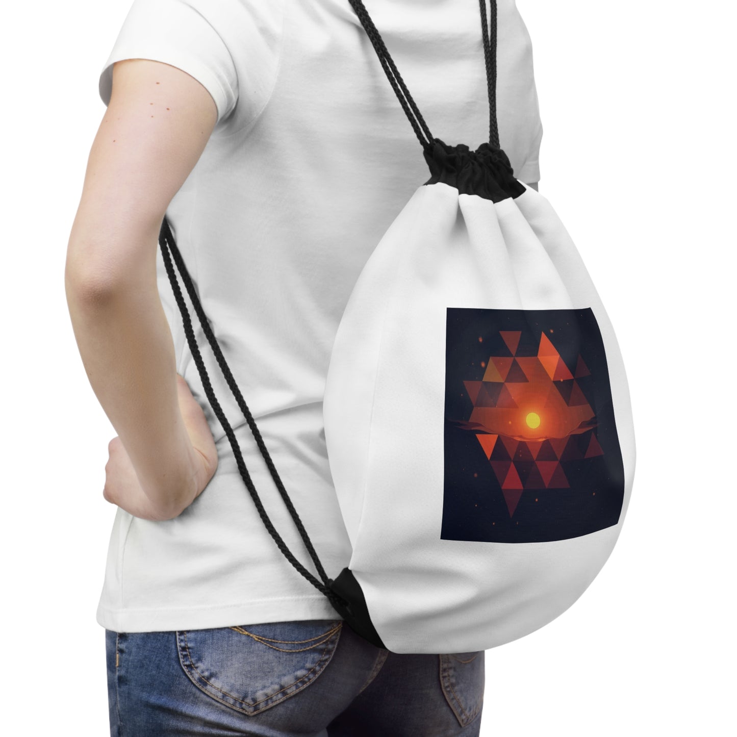 Trendy Drawstring Bag for Gym, Beach & Everyday Adventures