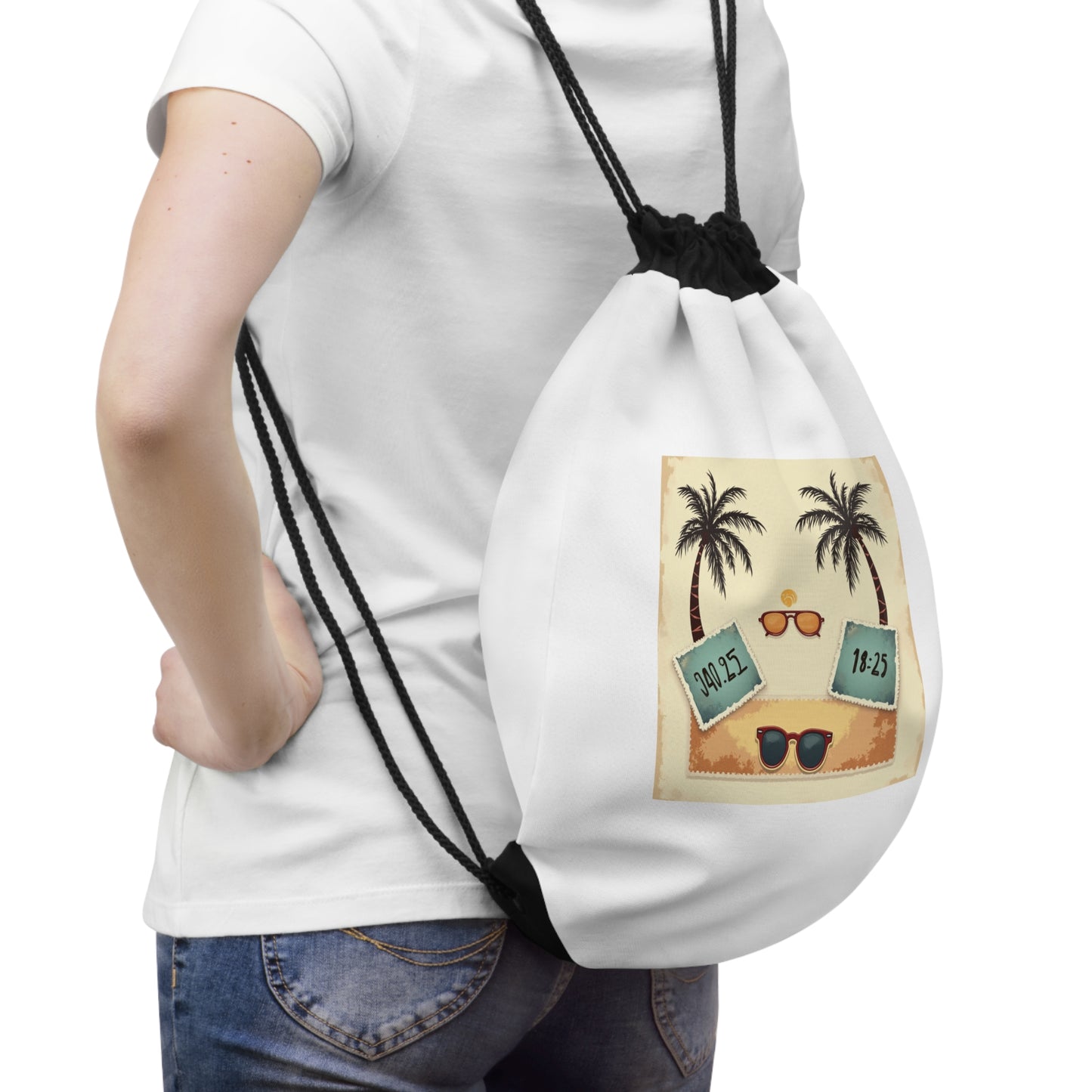 Trendy Drawstring Bag for Gym, Beach & Everyday Adventures