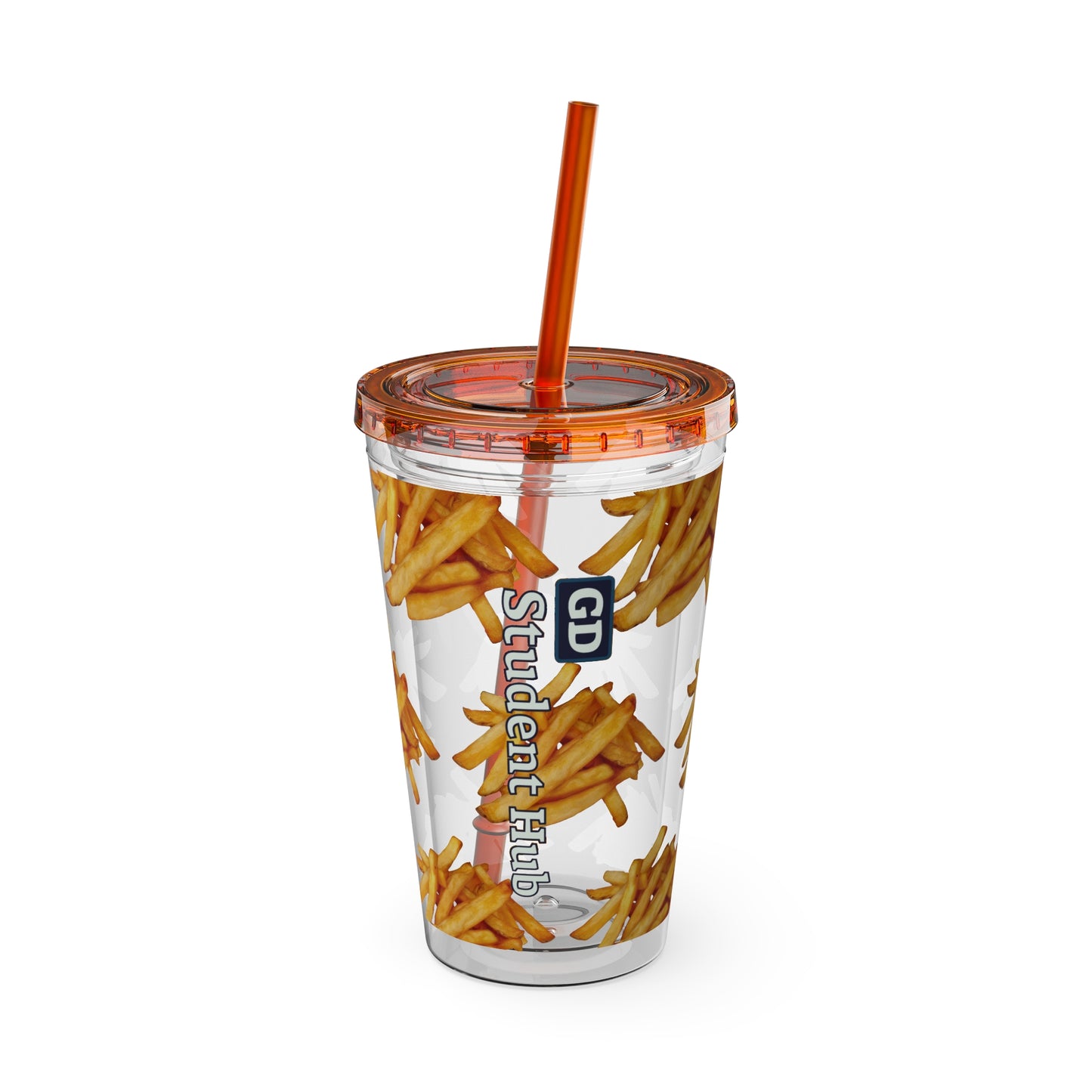 Aesthetic Insulated Tumbler with Straw – 16oz Travel Cup for Trendy Sipping