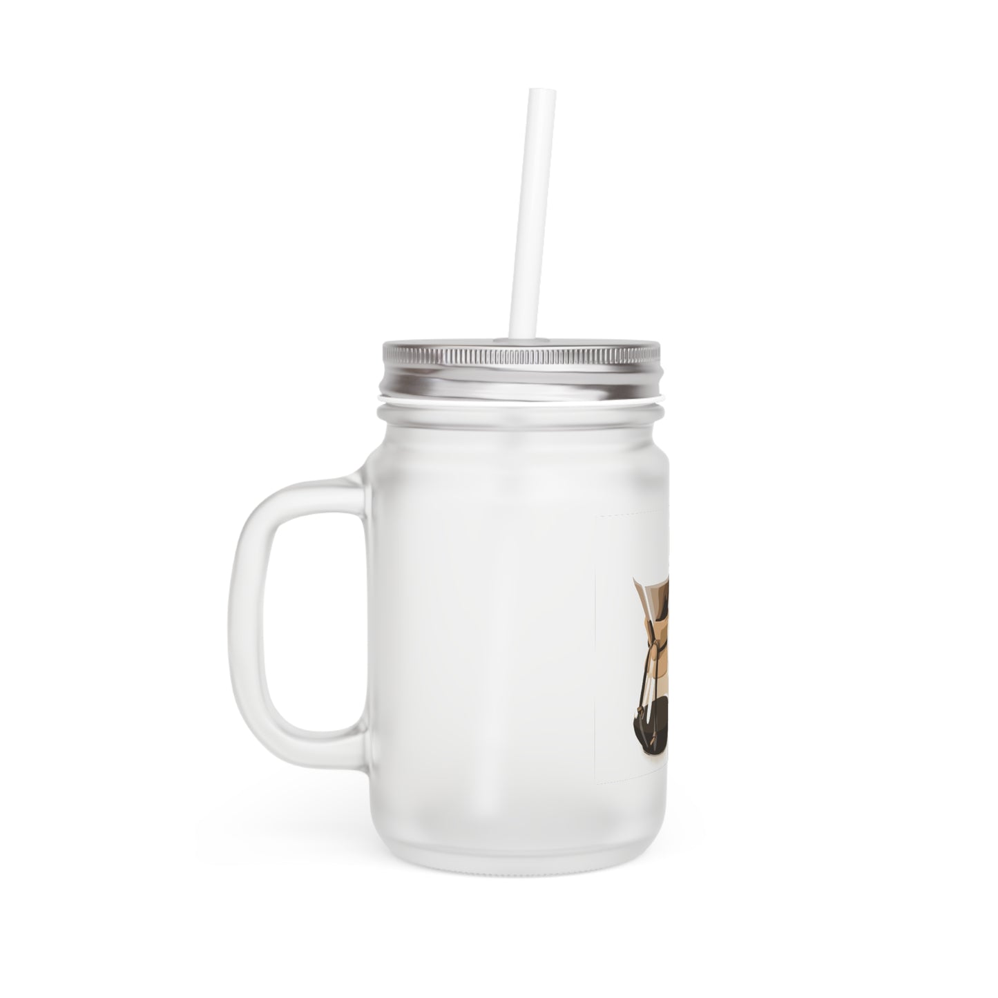 Chill Sips: Custom Frosted Mason Jar (12oz)