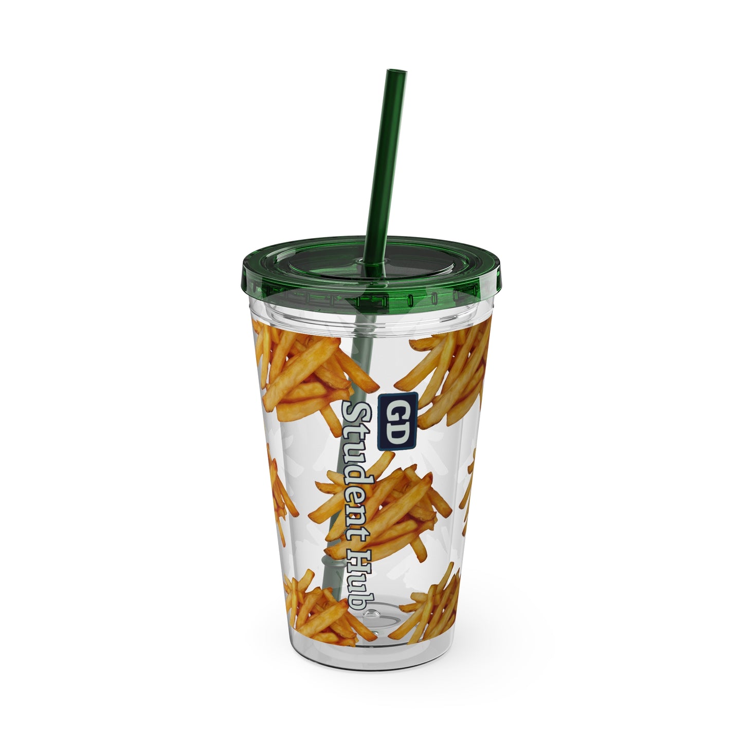 Aesthetic Insulated Tumbler with Straw – 16oz Travel Cup for Trendy Sipping