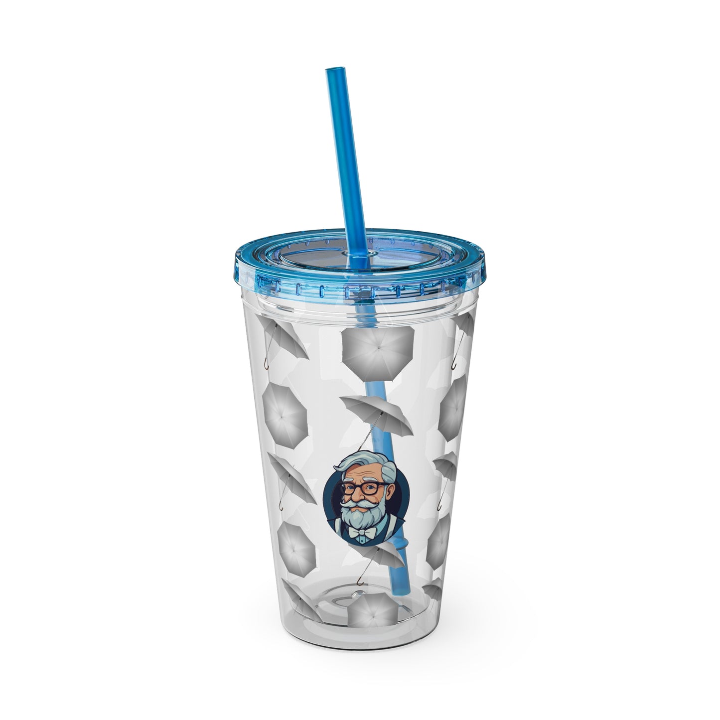 Aesthetic Insulated Tumbler with Straw – 16oz Travel Cup for Trendy Sipping