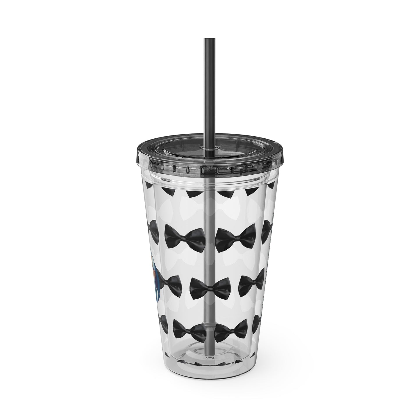 Aesthetic Insulated Tumbler with Straw – 16oz Travel Cup for Trendy Sipping