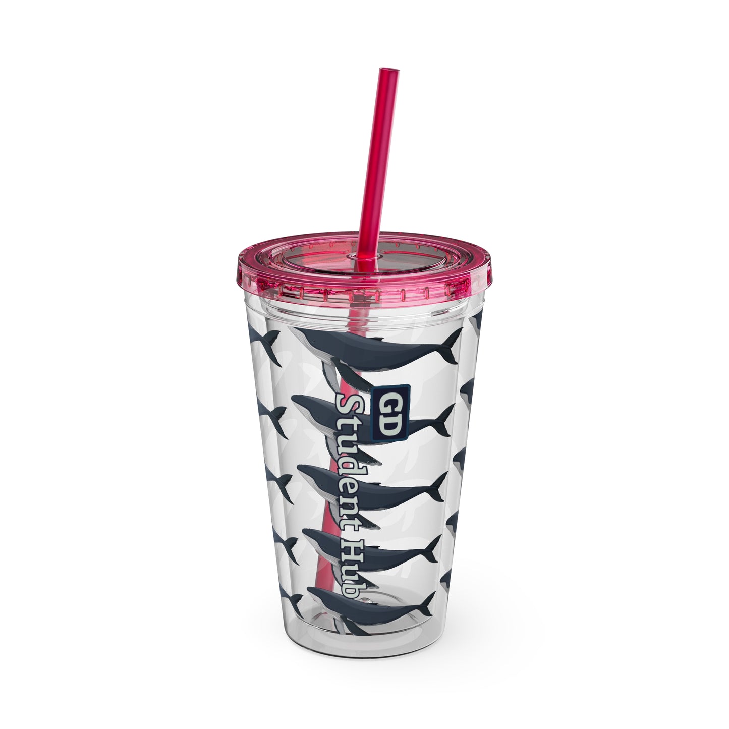Aesthetic Insulated Tumbler with Straw – 16oz Travel Cup for Trendy Sipping