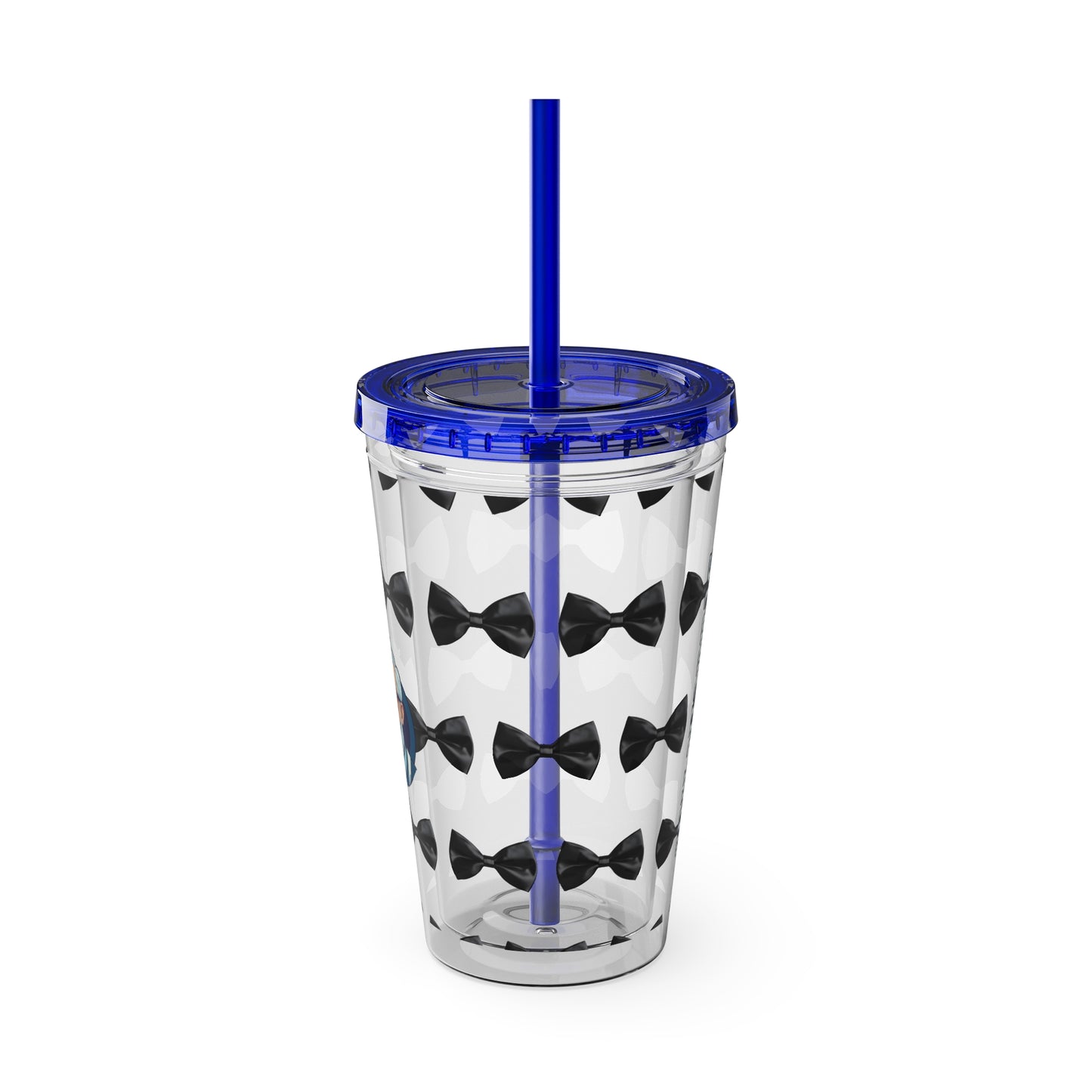 Aesthetic Insulated Tumbler with Straw – 16oz Travel Cup for Trendy Sipping