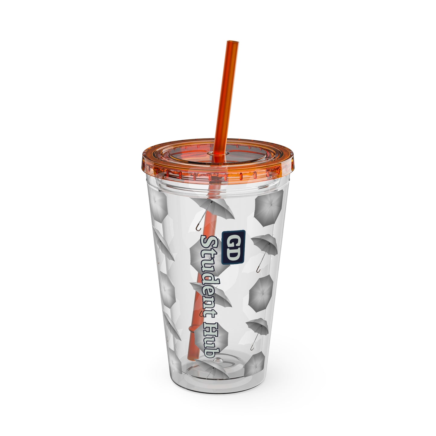 Aesthetic Insulated Tumbler with Straw – 16oz Travel Cup for Trendy Sipping