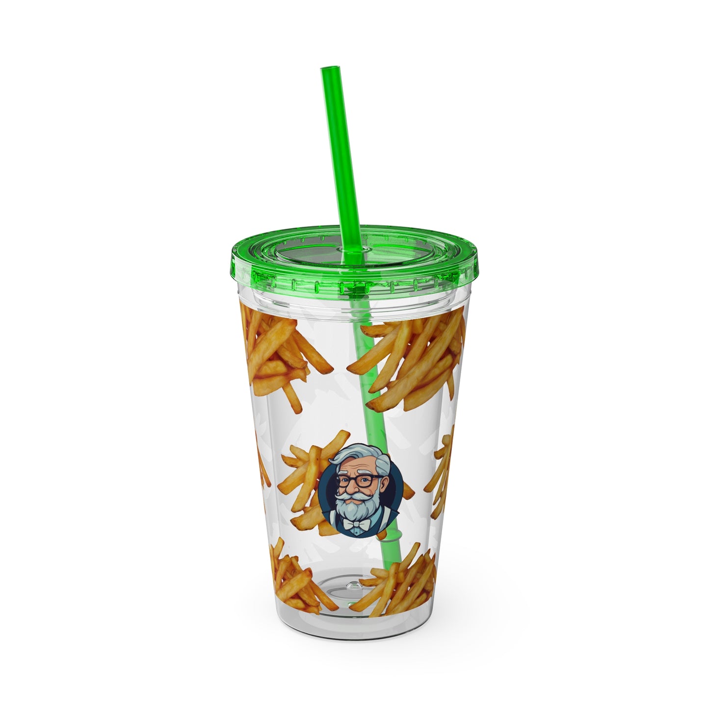 Aesthetic Insulated Tumbler with Straw – 16oz Travel Cup for Trendy Sipping