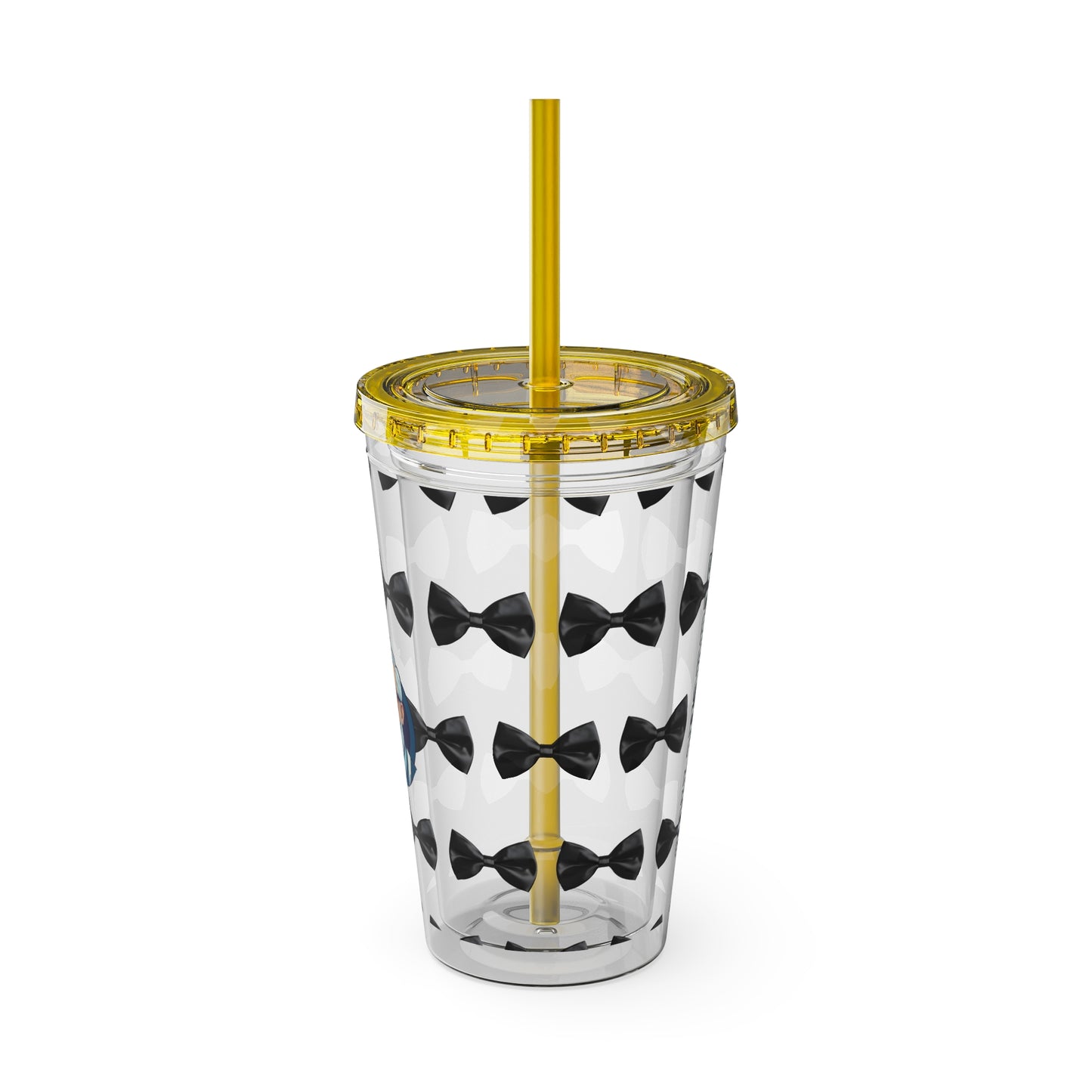 Aesthetic Insulated Tumbler with Straw – 16oz Travel Cup for Trendy Sipping