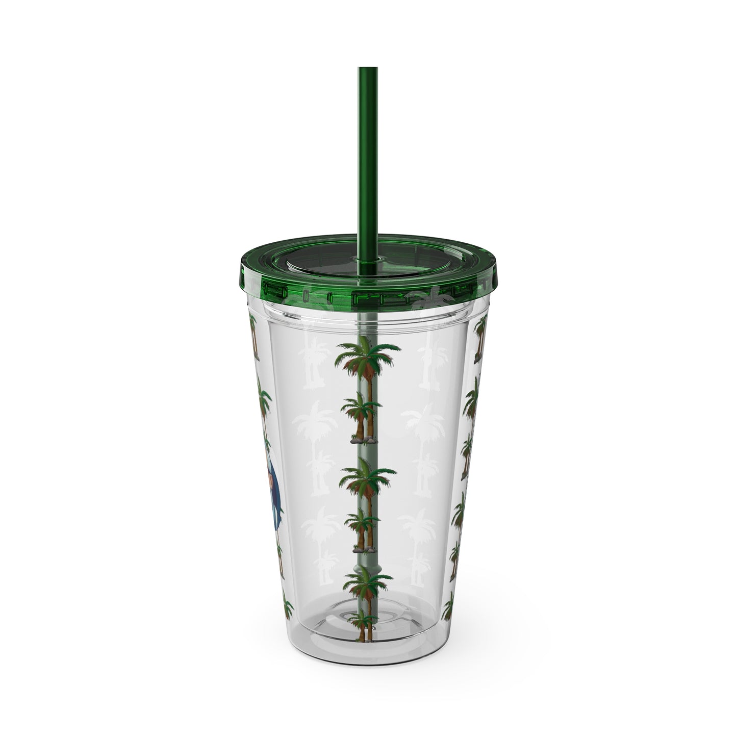 Aesthetic Insulated Tumbler with Straw – 16oz Travel Cup for Trendy Sipping