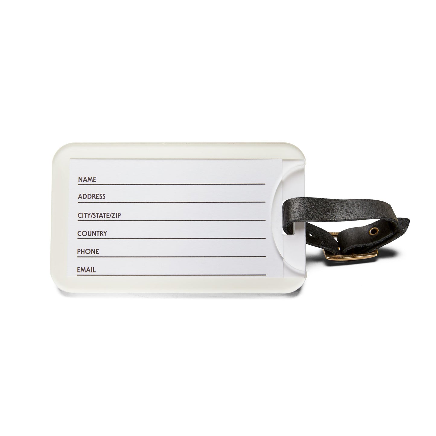 Travel Smart: Custom Acrylic Luggage Tag