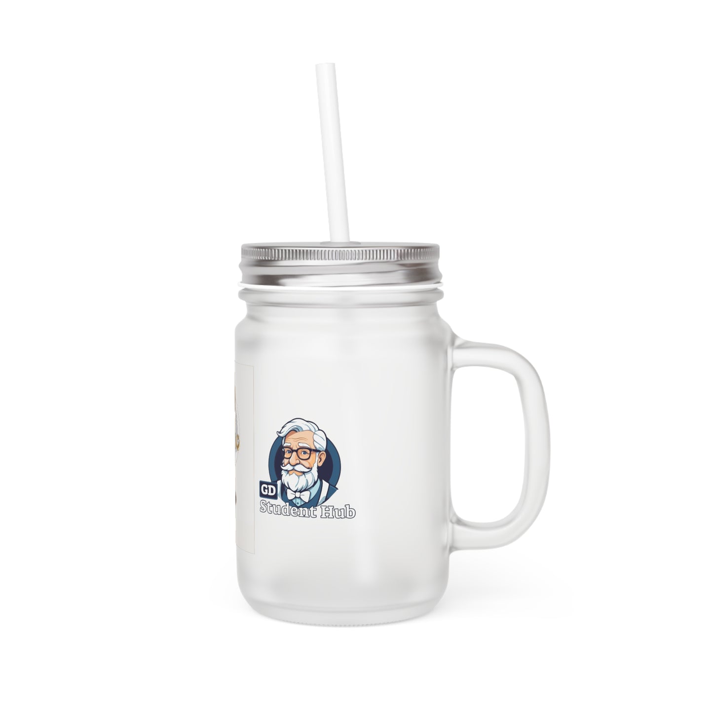 Chill Sips: Custom Frosted Mason Jar (12oz)