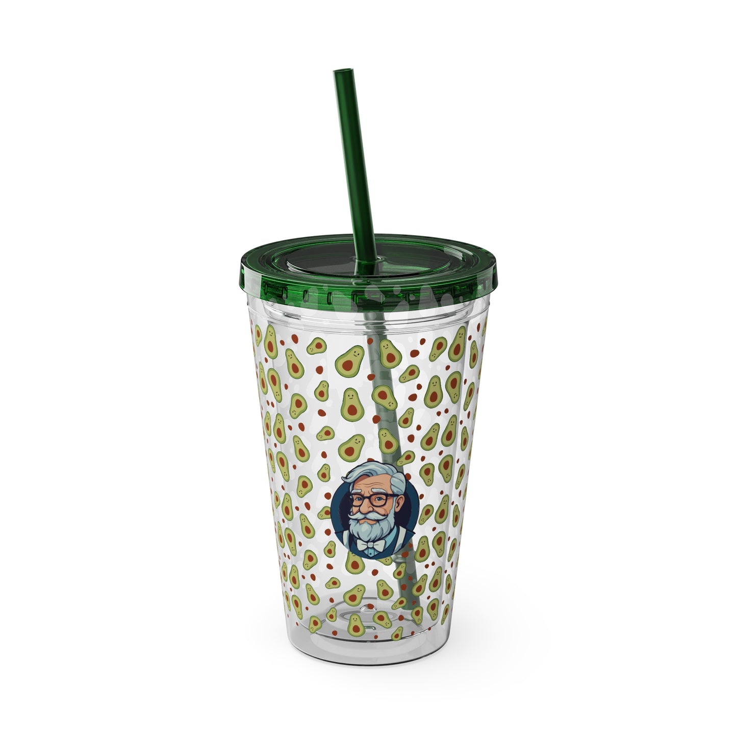 Aesthetic Insulated Tumbler with Straw – 16oz Travel Cup for Trendy Sipping
