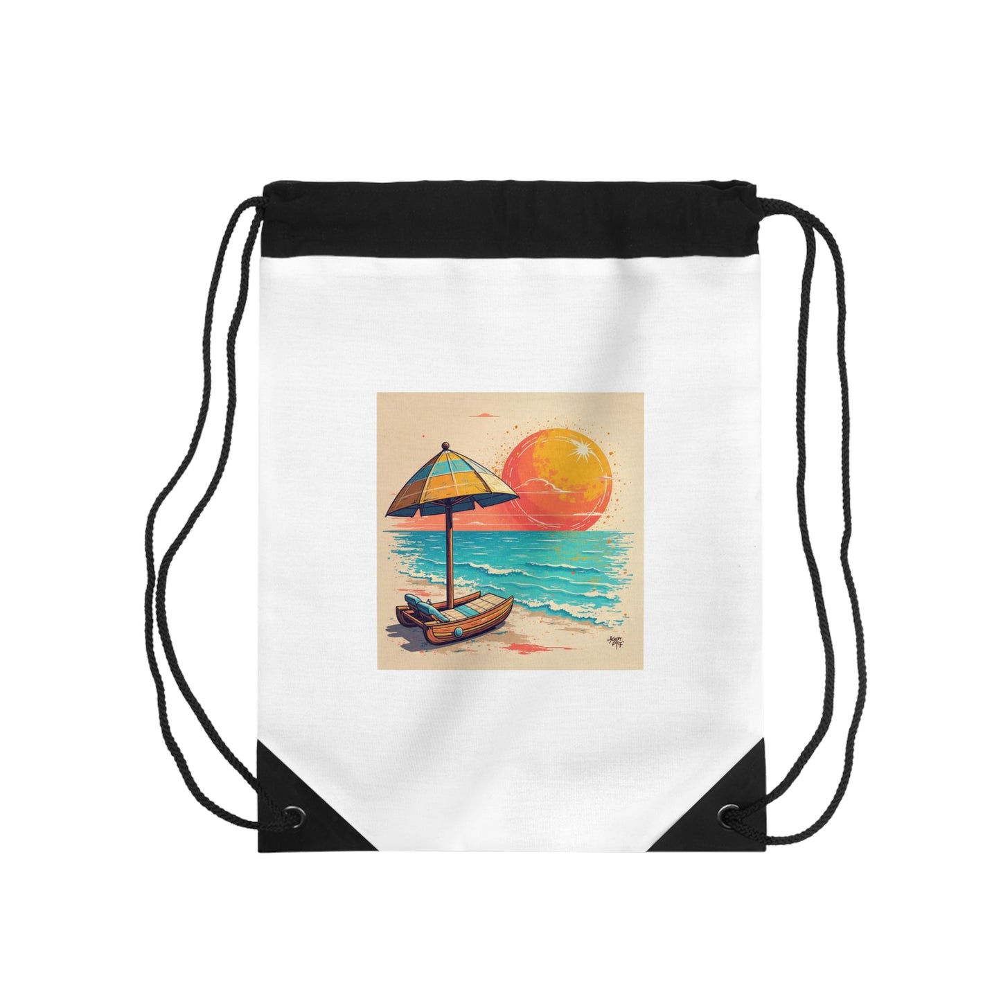 Trendy Drawstring Bag for Gym, Beach & Everyday Adventures
