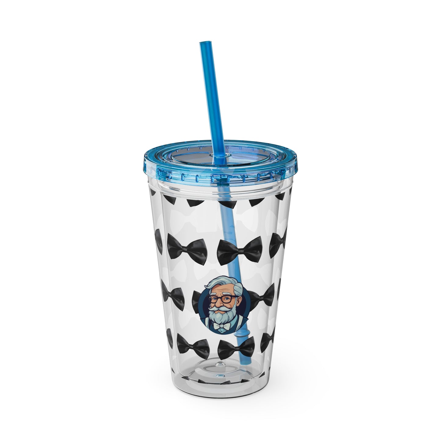 Aesthetic Insulated Tumbler with Straw – 16oz Travel Cup for Trendy Sipping