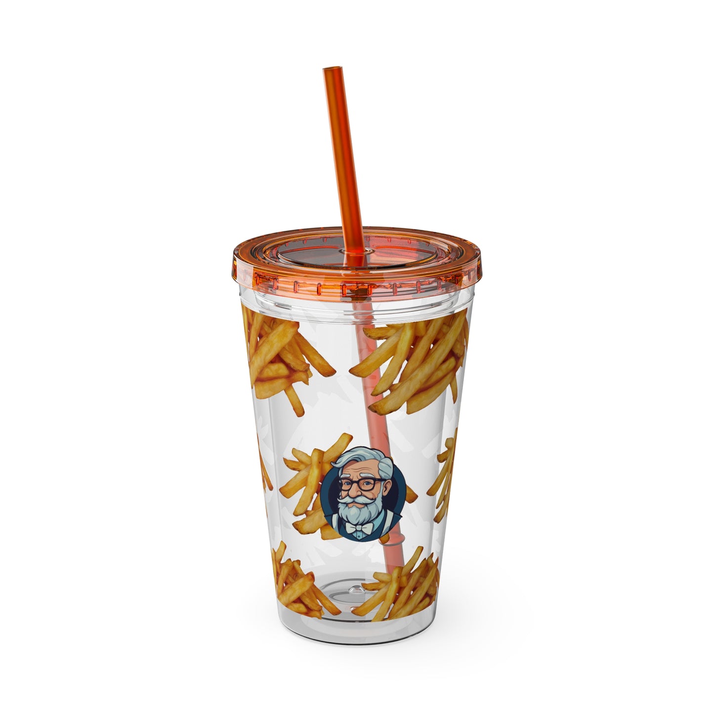 Aesthetic Insulated Tumbler with Straw – 16oz Travel Cup for Trendy Sipping