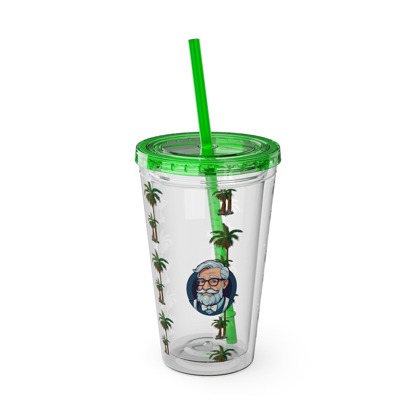 Aesthetic Insulated Tumbler with Straw – 16oz Travel Cup for Trendy Sipping