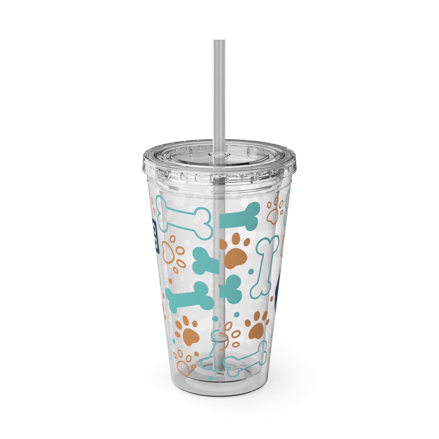Aesthetic Insulated Tumbler with Straw – 16oz Travel Cup for Trendy Sipping