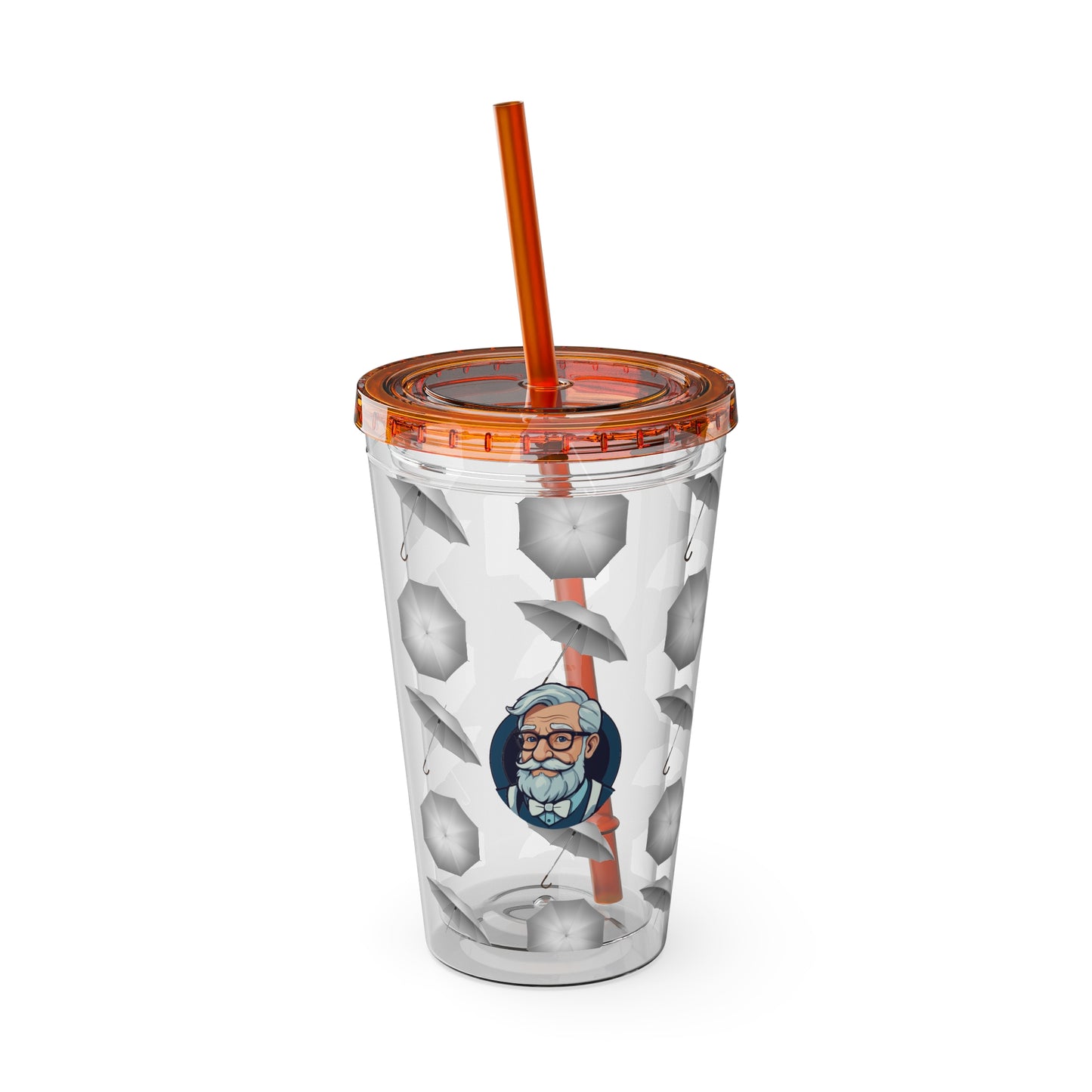 Aesthetic Insulated Tumbler with Straw – 16oz Travel Cup for Trendy Sipping