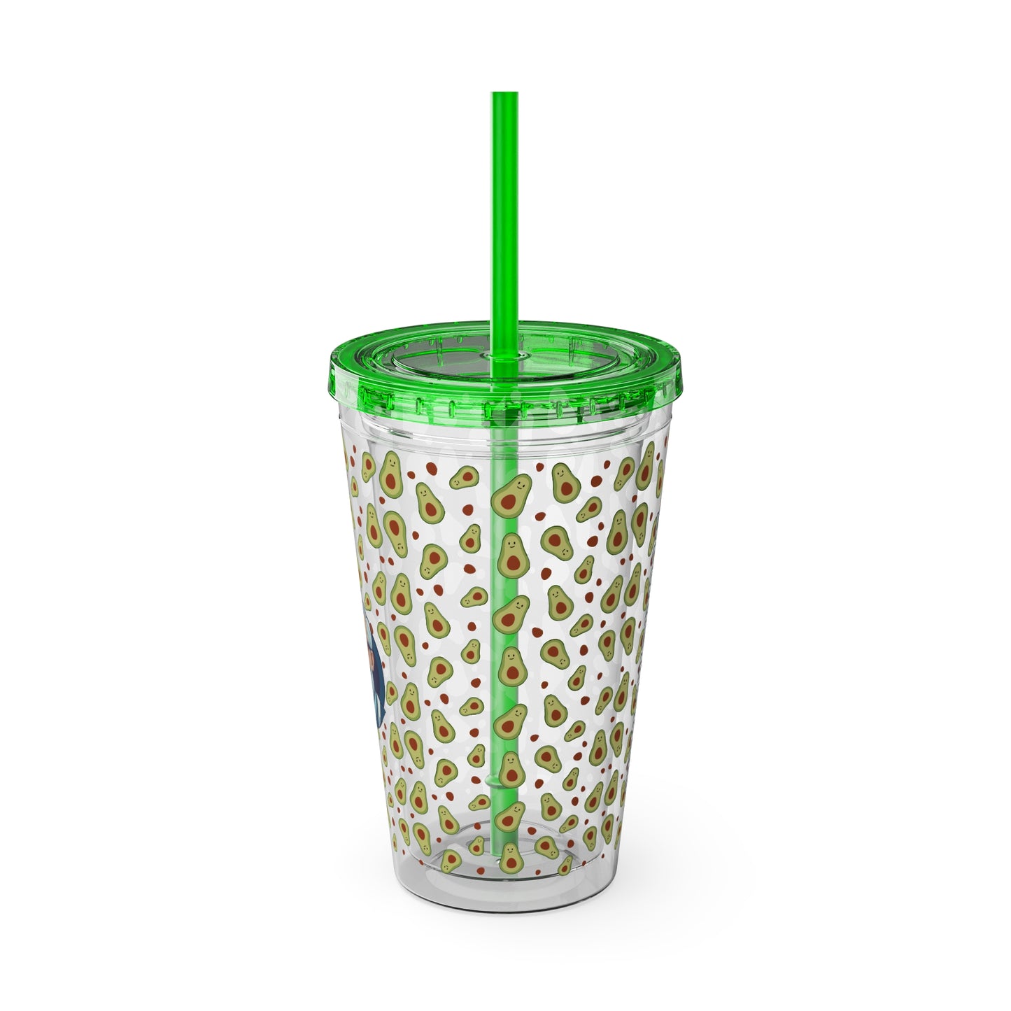 Aesthetic Insulated Tumbler with Straw – 16oz Travel Cup for Trendy Sipping
