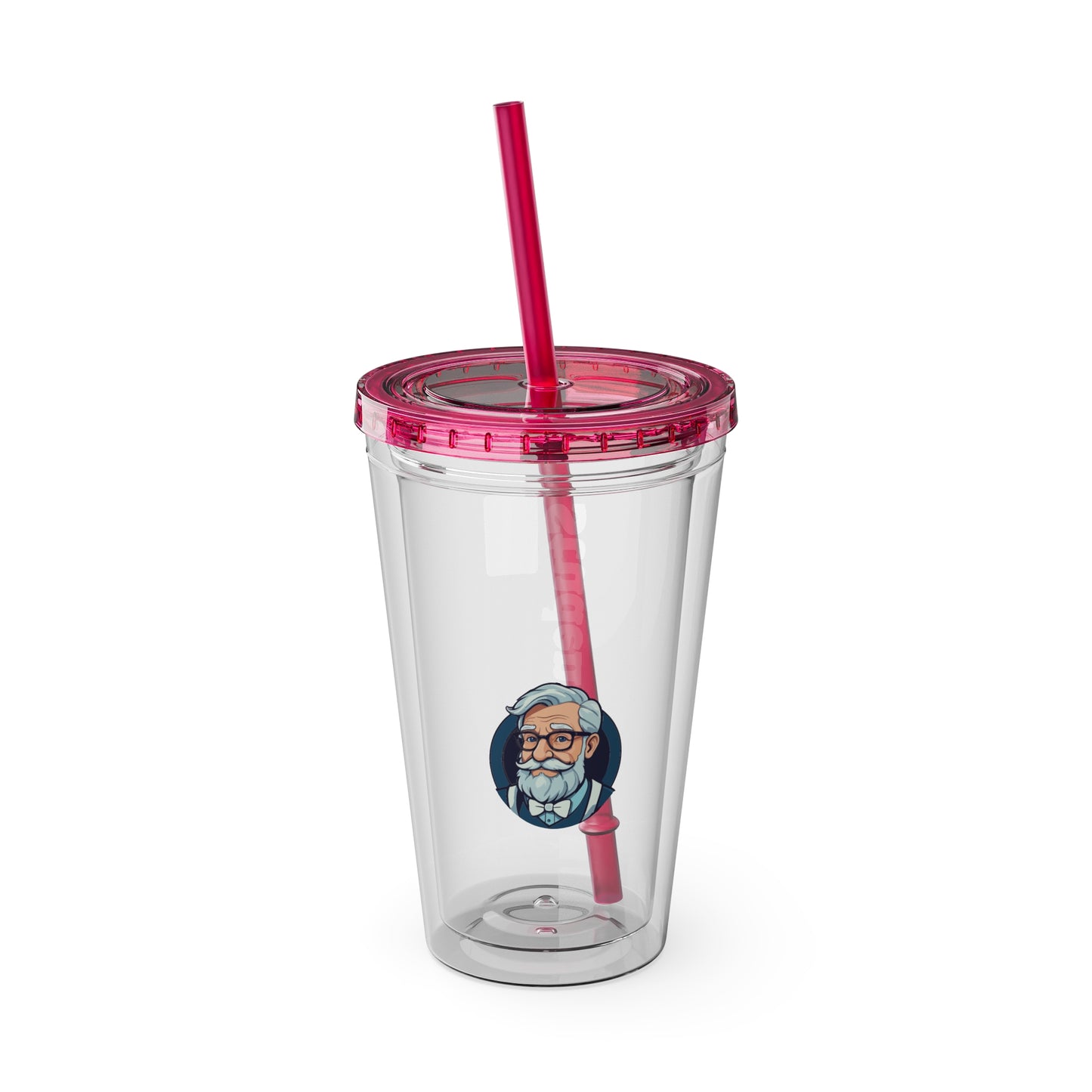 Aesthetic Insulated Tumbler with Straw – 16oz Travel Cup for Trendy Sipping
