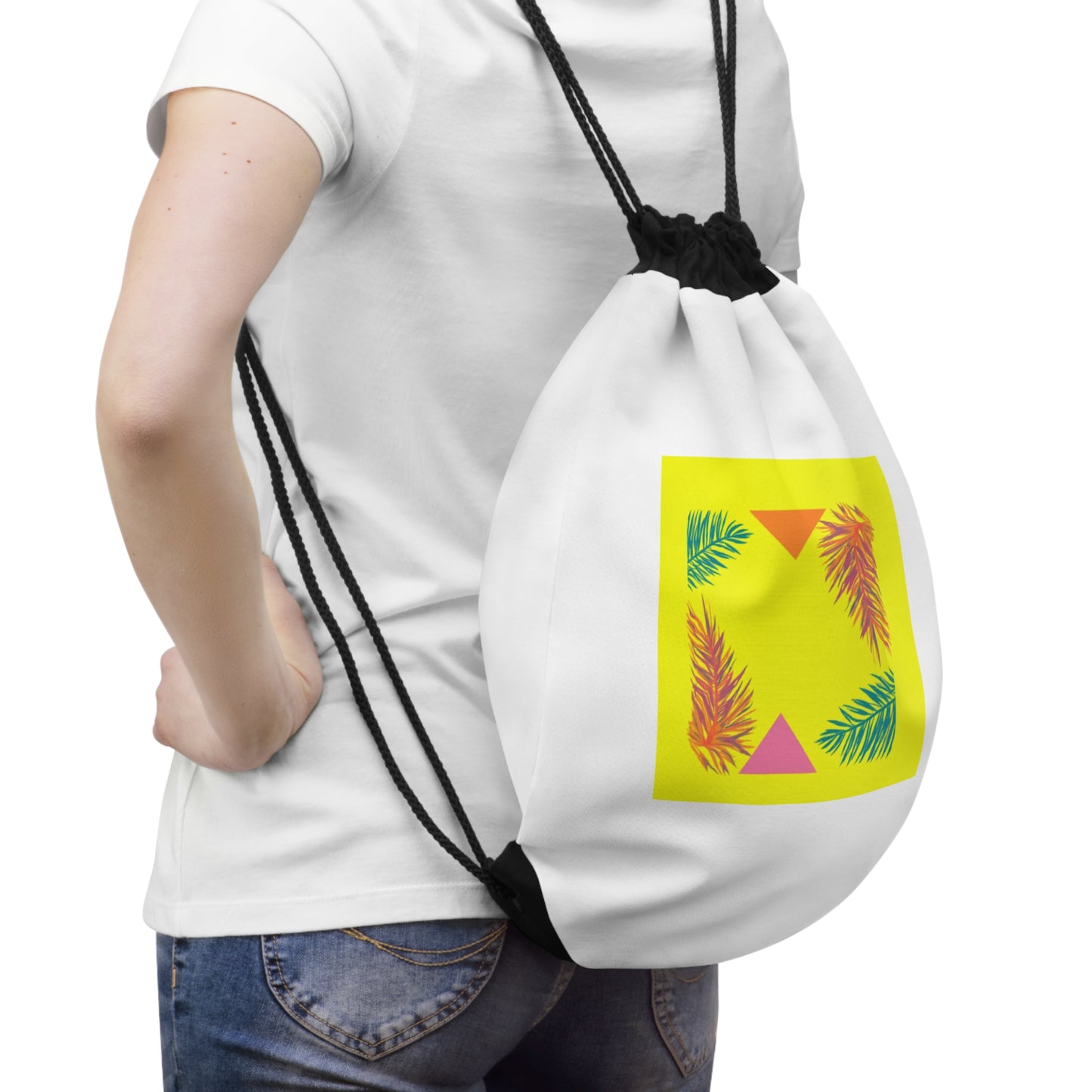 Trendy Drawstring Bag for Gym, Beach & Everyday Adventures