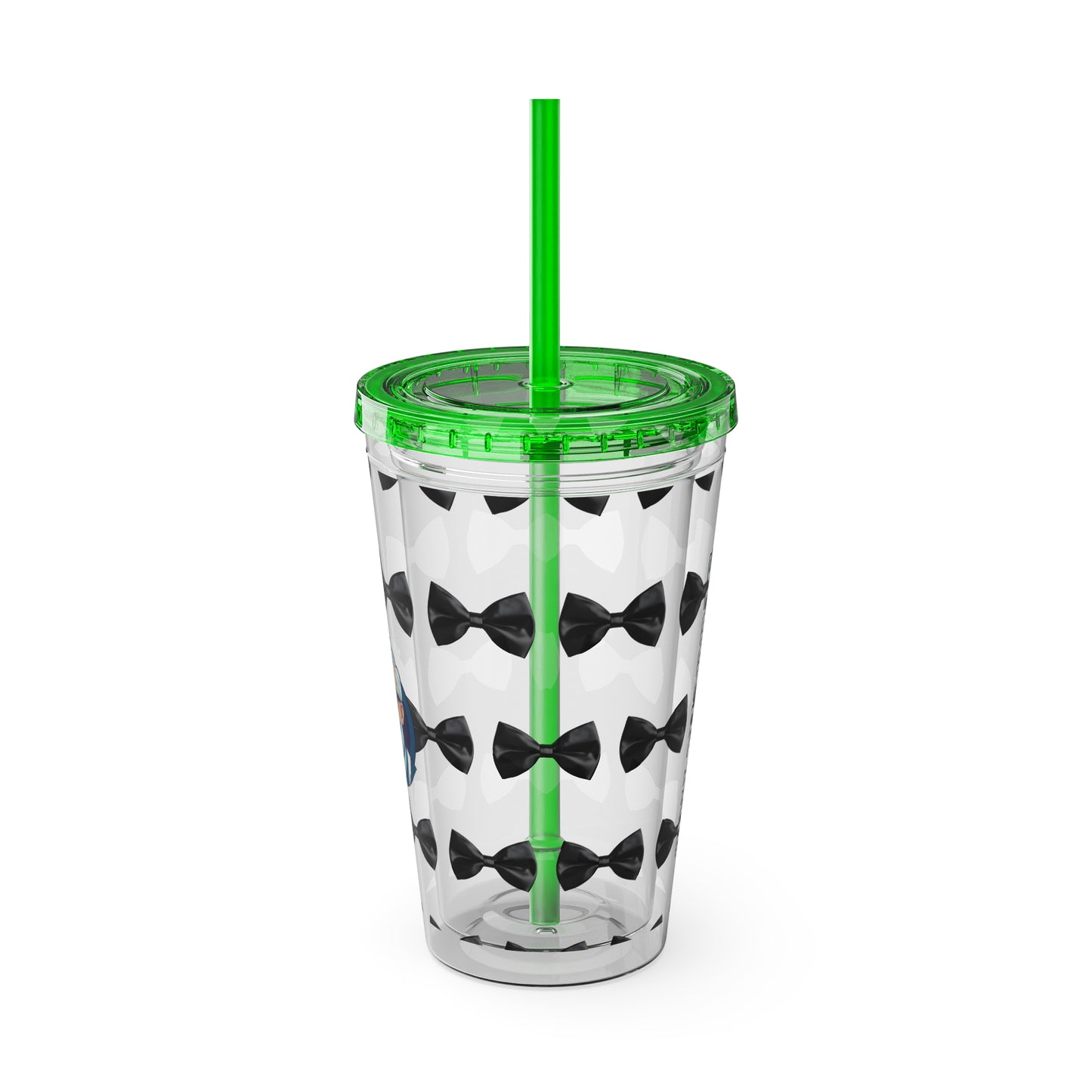 Aesthetic Insulated Tumbler with Straw – 16oz Travel Cup for Trendy Sipping