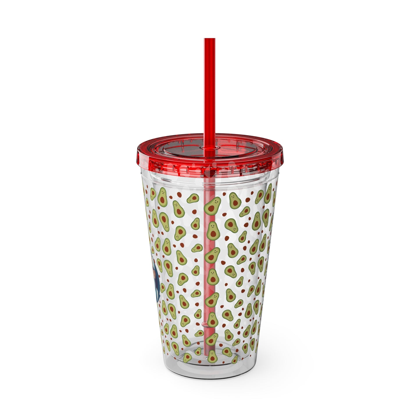 Aesthetic Insulated Tumbler with Straw – 16oz Travel Cup for Trendy Sipping