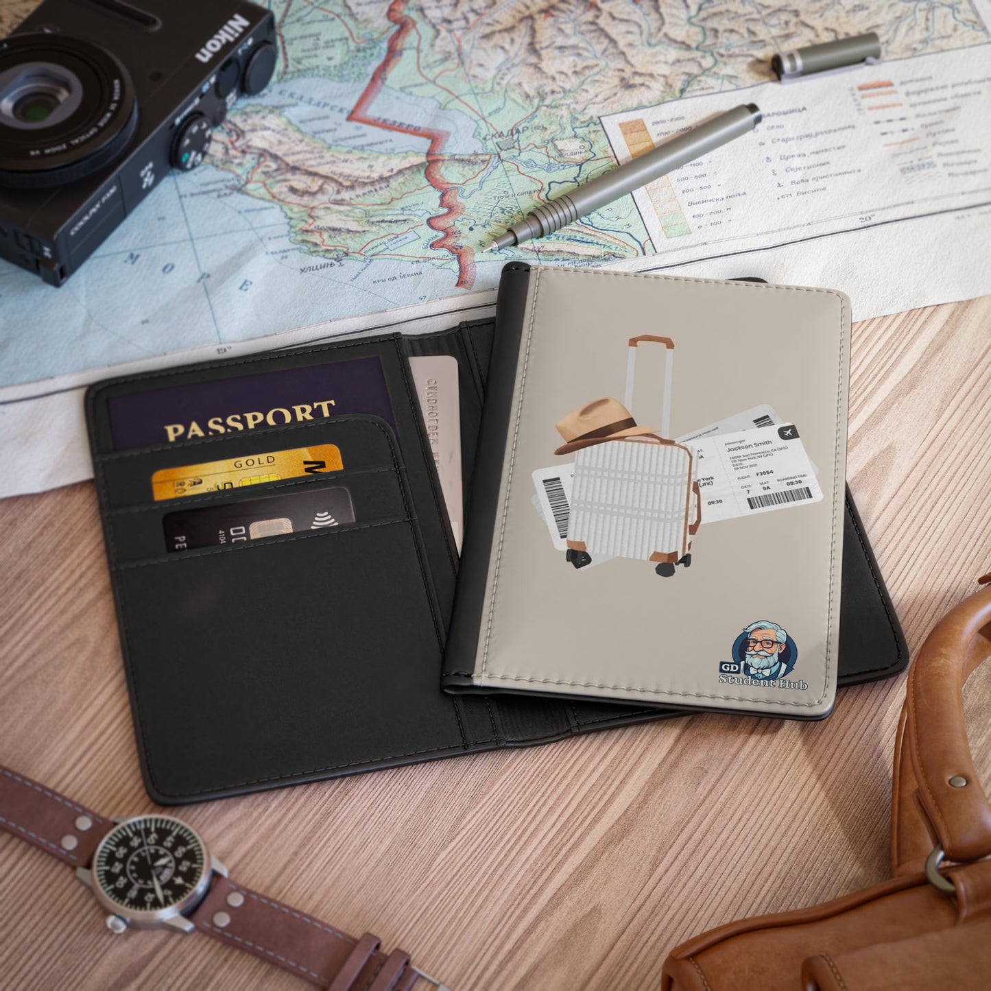 Jetsetter's Essential: Custom Passport Cover