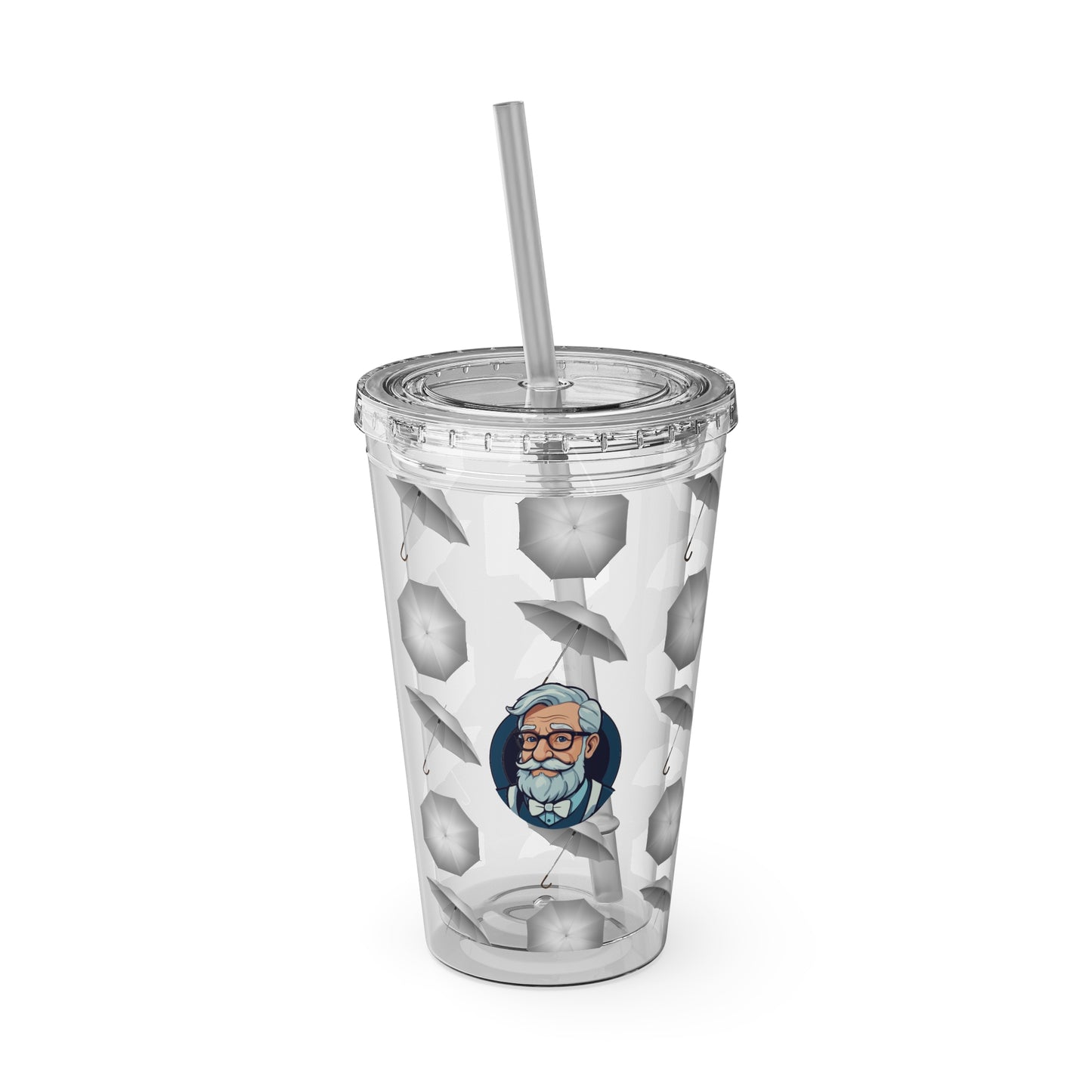 Aesthetic Insulated Tumbler with Straw – 16oz Travel Cup for Trendy Sipping