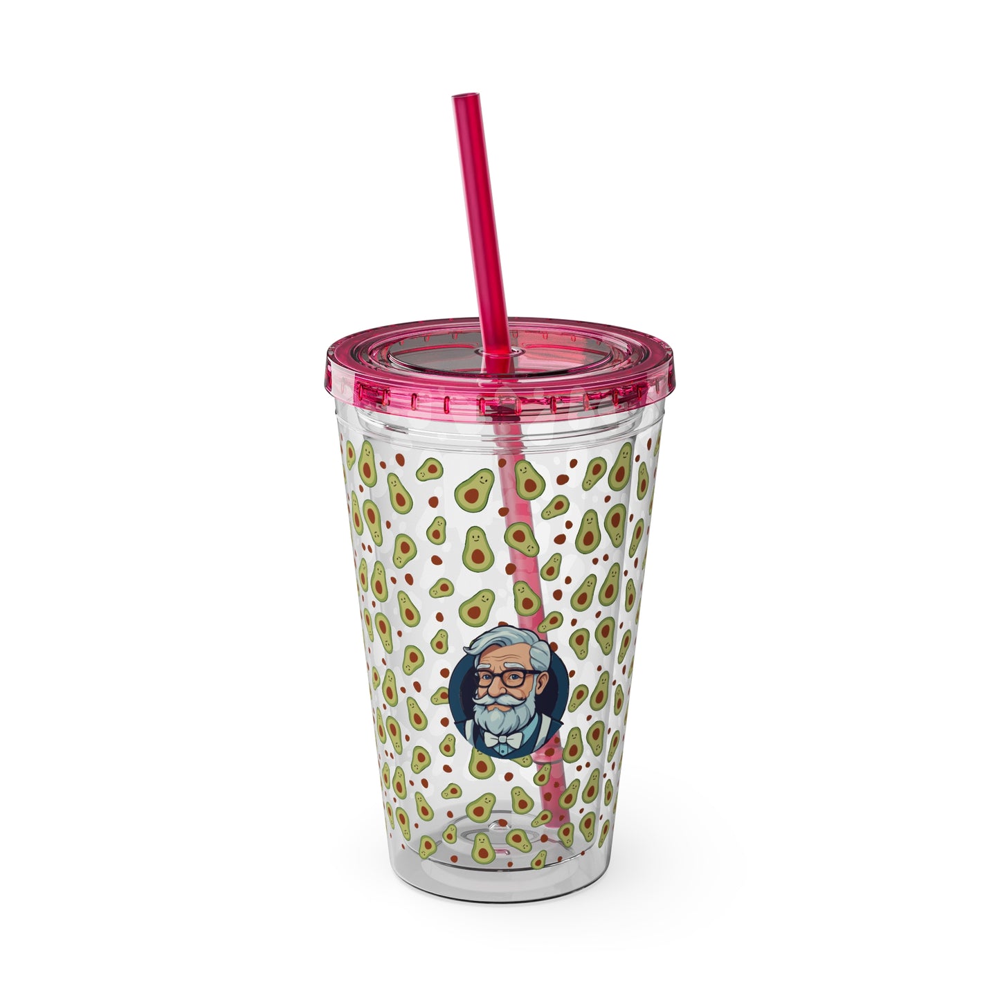Aesthetic Insulated Tumbler with Straw – 16oz Travel Cup for Trendy Sipping