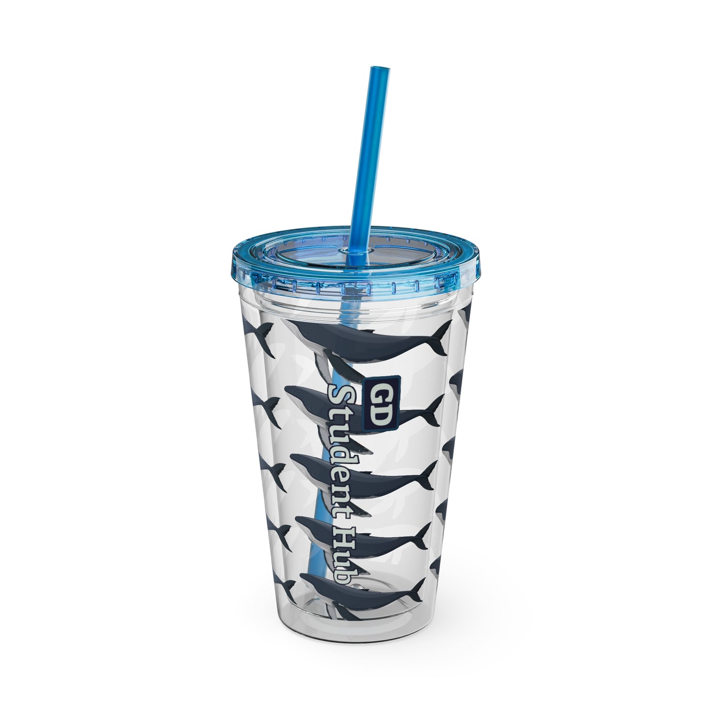 Aesthetic Insulated Tumbler with Straw – 16oz Travel Cup for Trendy Sipping