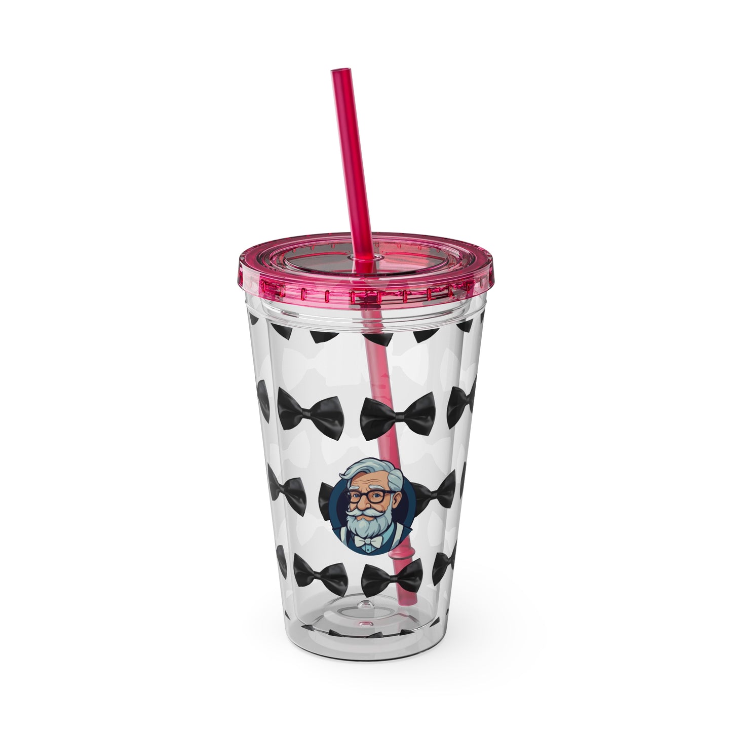 Aesthetic Insulated Tumbler with Straw – 16oz Travel Cup for Trendy Sipping