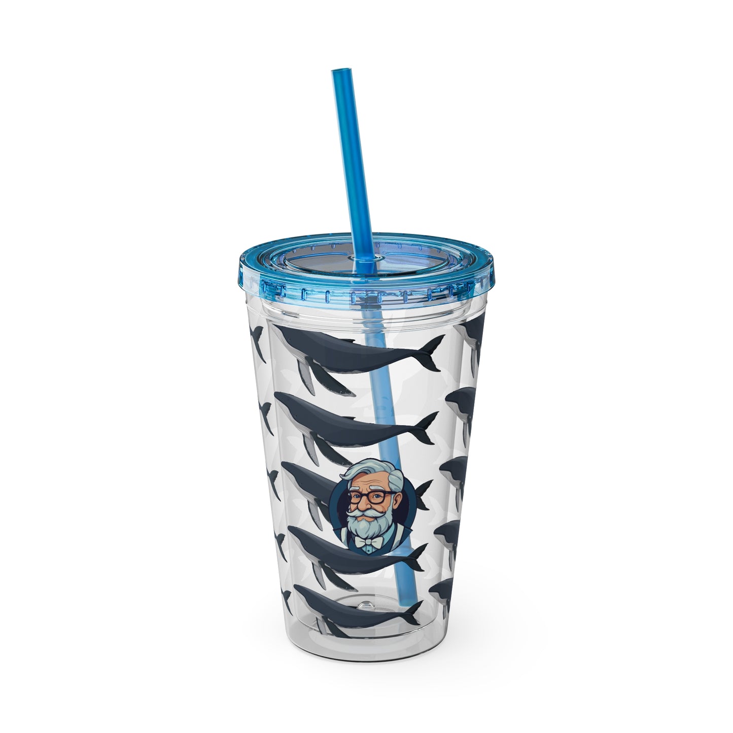 Aesthetic Insulated Tumbler with Straw – 16oz Travel Cup for Trendy Sipping
