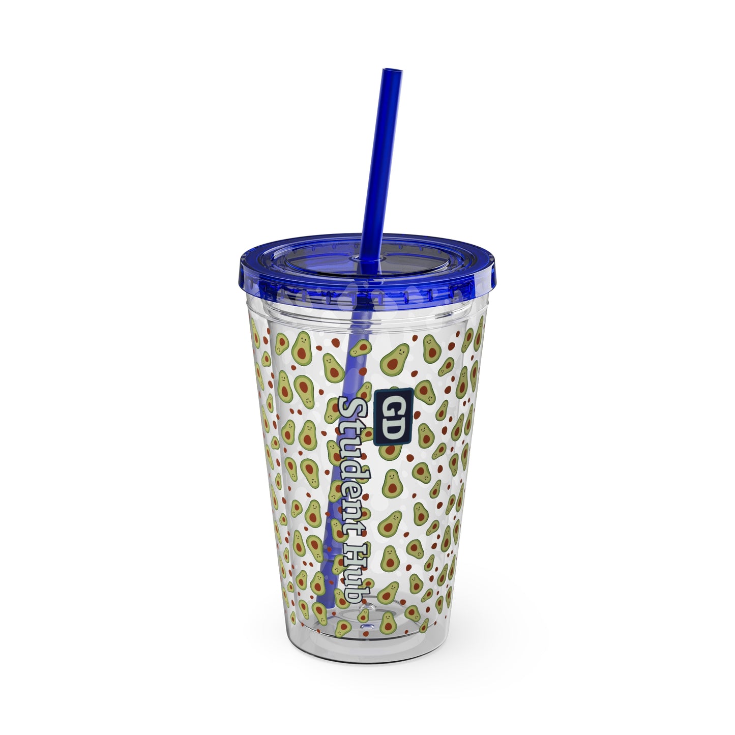 Aesthetic Insulated Tumbler with Straw – 16oz Travel Cup for Trendy Sipping